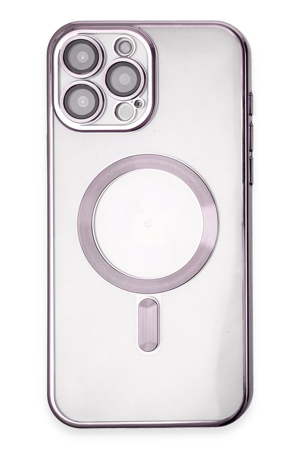 Newface iPhone 15 Pro Max Kılıf Kross Magneticsafe Kapak - Mor