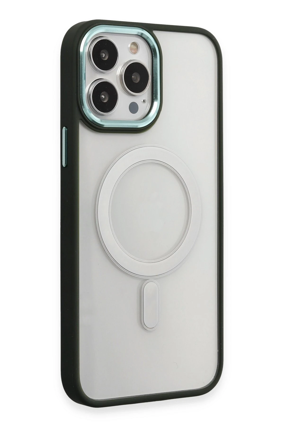 Newface iPhone 15 Pro Max Kılıf Room Magneticsafe Silikon - Köknar Yeşili