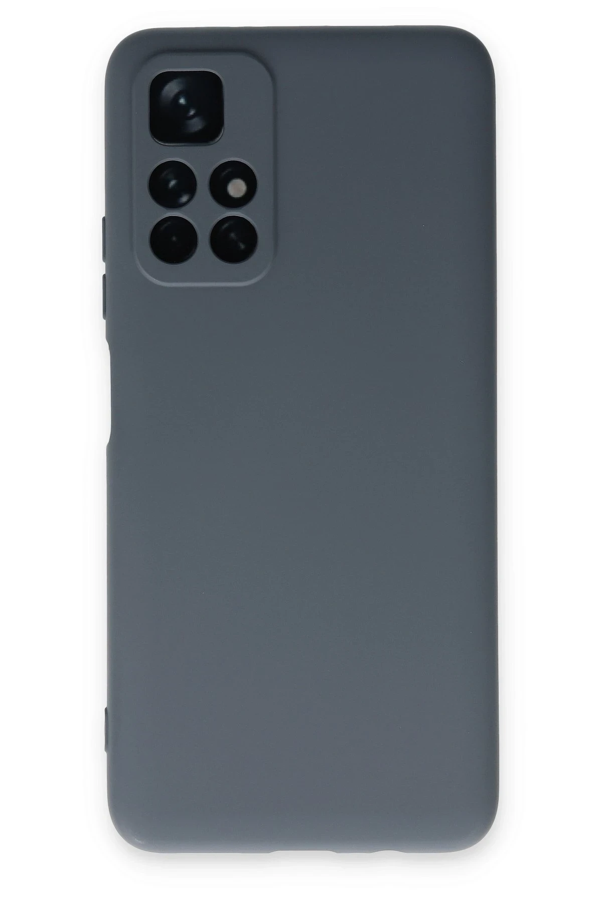 Newface Xiaomi Redmi Note 11T Kılıf Nano içi Kadife Silikon - Gri