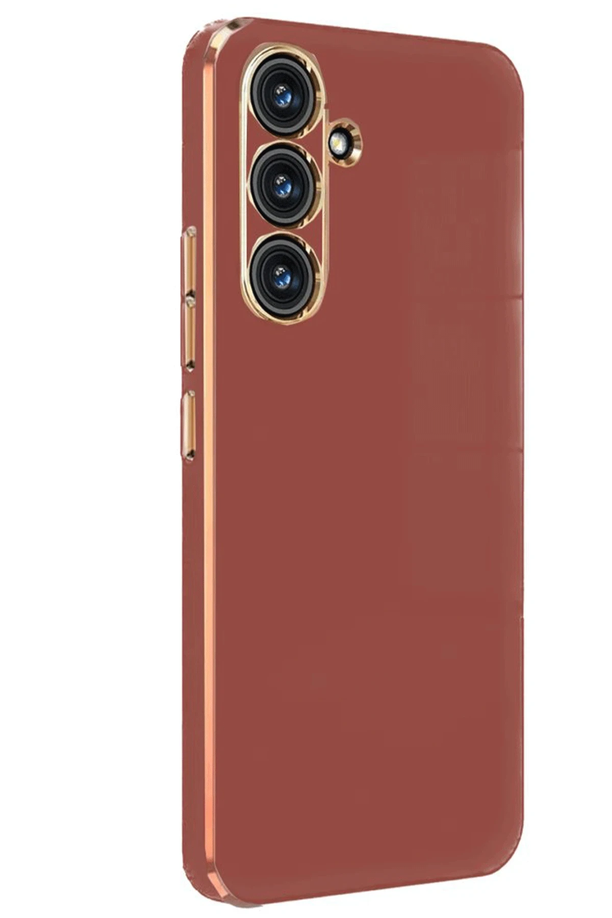 Newface Samsung Galaxy M34 5G Kılıf Volet Silikon - Kırmızı