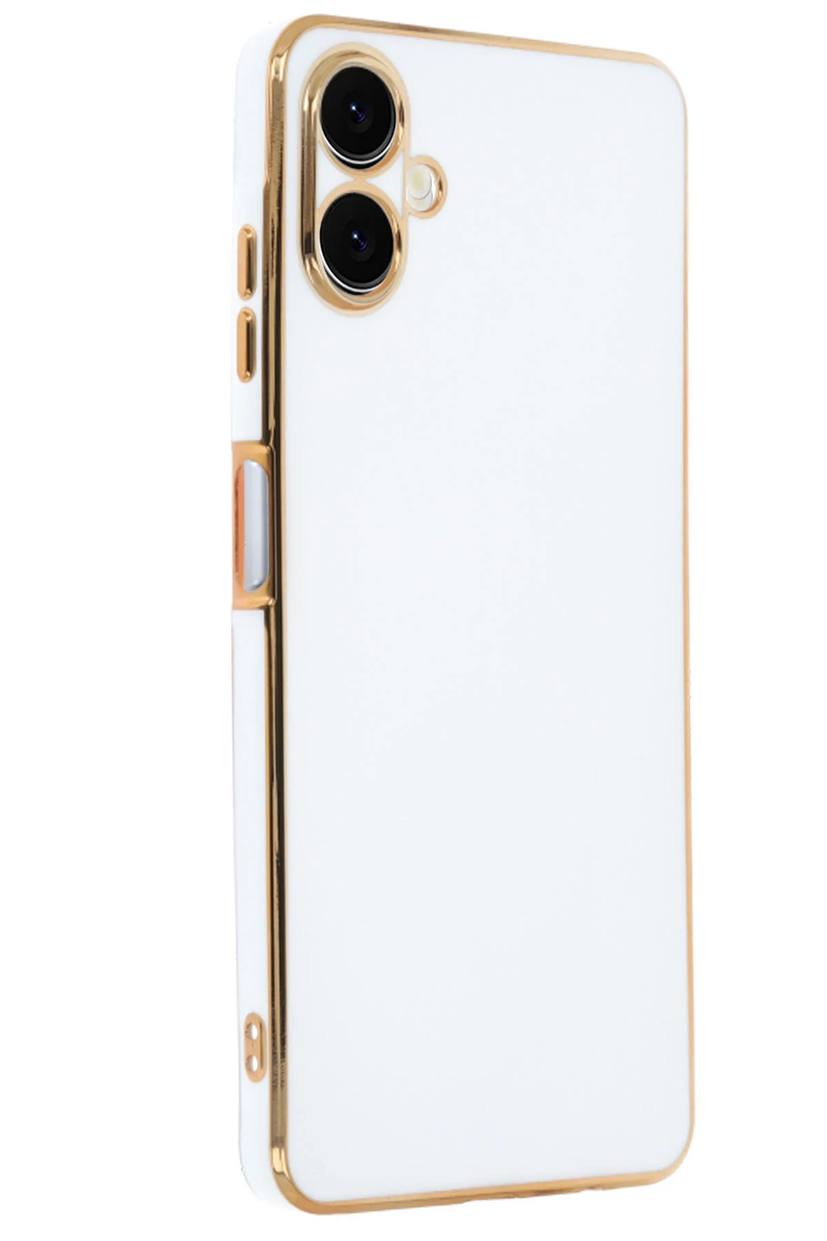 Newface Samsung Galaxy A06 Kılıf Volet Silikon - Beyaz