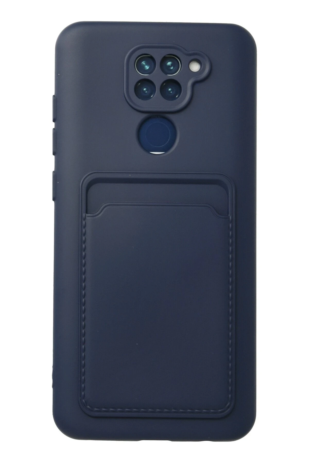 Newface Xiaomi Redmi Note 9 Kılıf Kelvin Kartvizitli Silikon - Lacivert