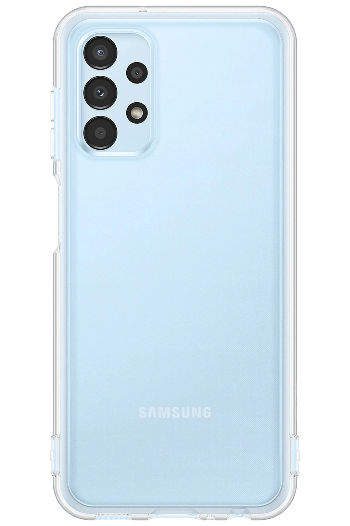 Newface Samsung Galaxy A13 4G Kılıf Lüx Şeffaf Silikon