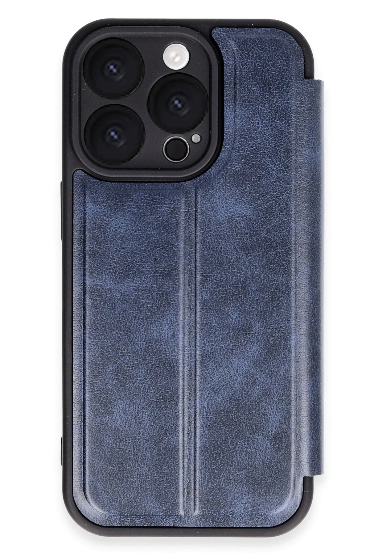 Newface iPhone 16 Pro Max Kılıf Flip Cover - Lacivert