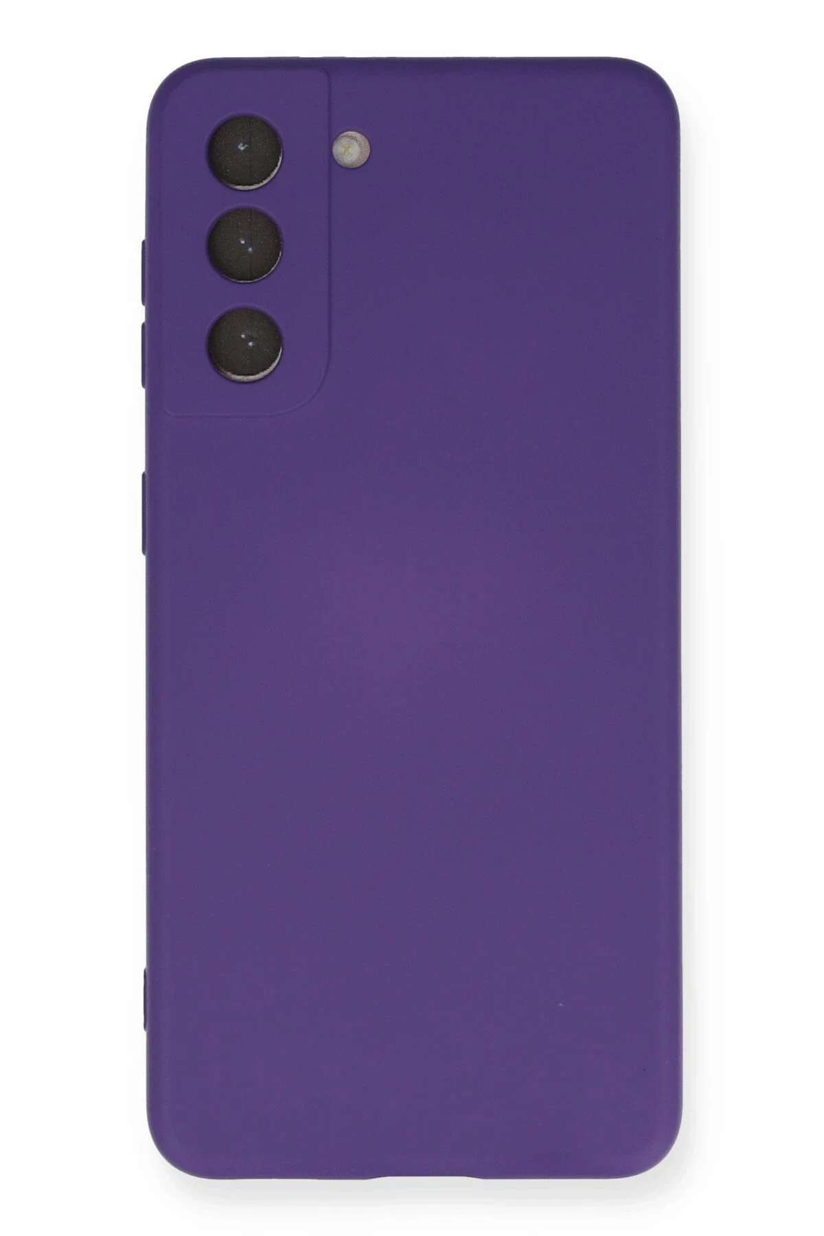 Newface Samsung Galaxy S21 FE Kılıf Nano içi Kadife Silikon - Mor