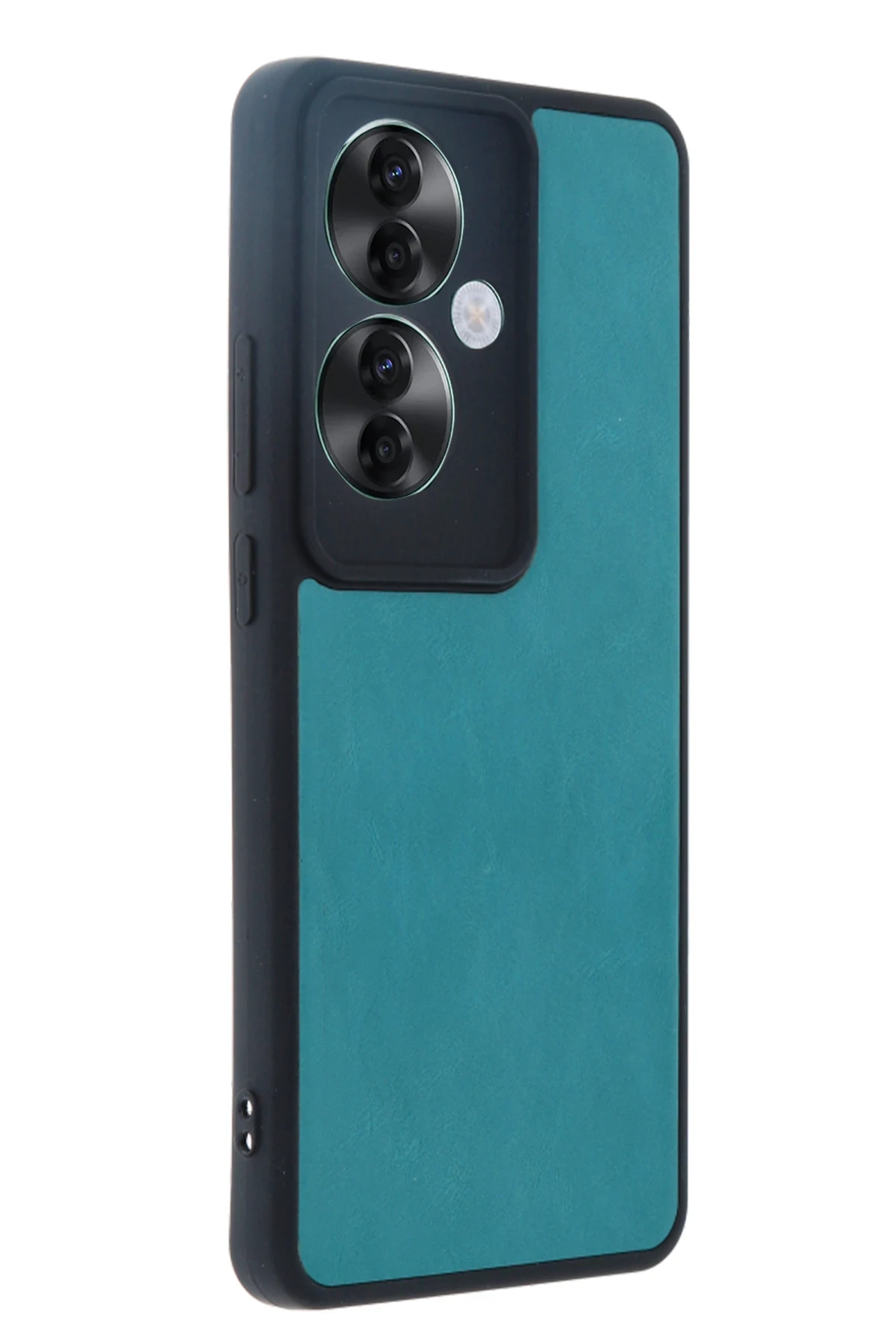 Newface Oppo Reno 11F Kılıf Aras Deri Kapak - Açık Yeşil