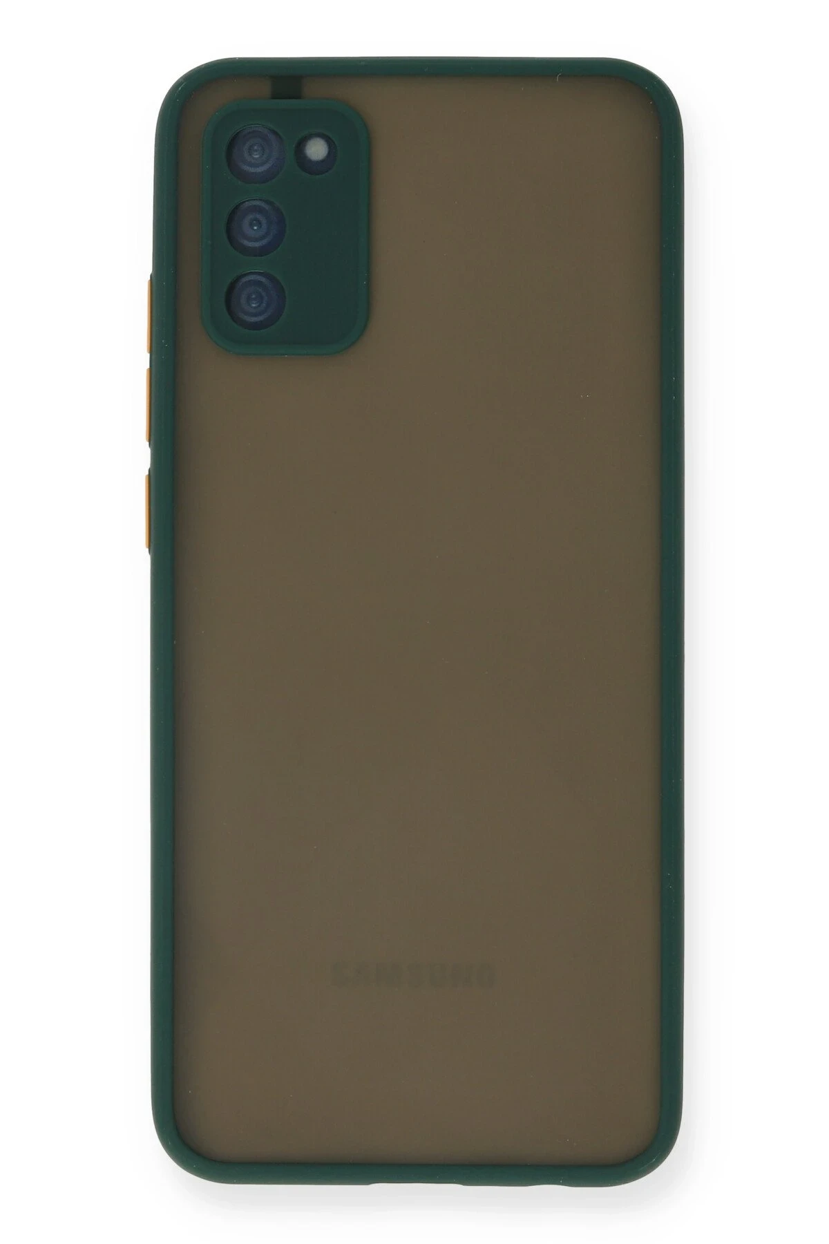 Newface Samsung Galaxy A02S Kılıf Montreal Silikon Kapak - Yeşil