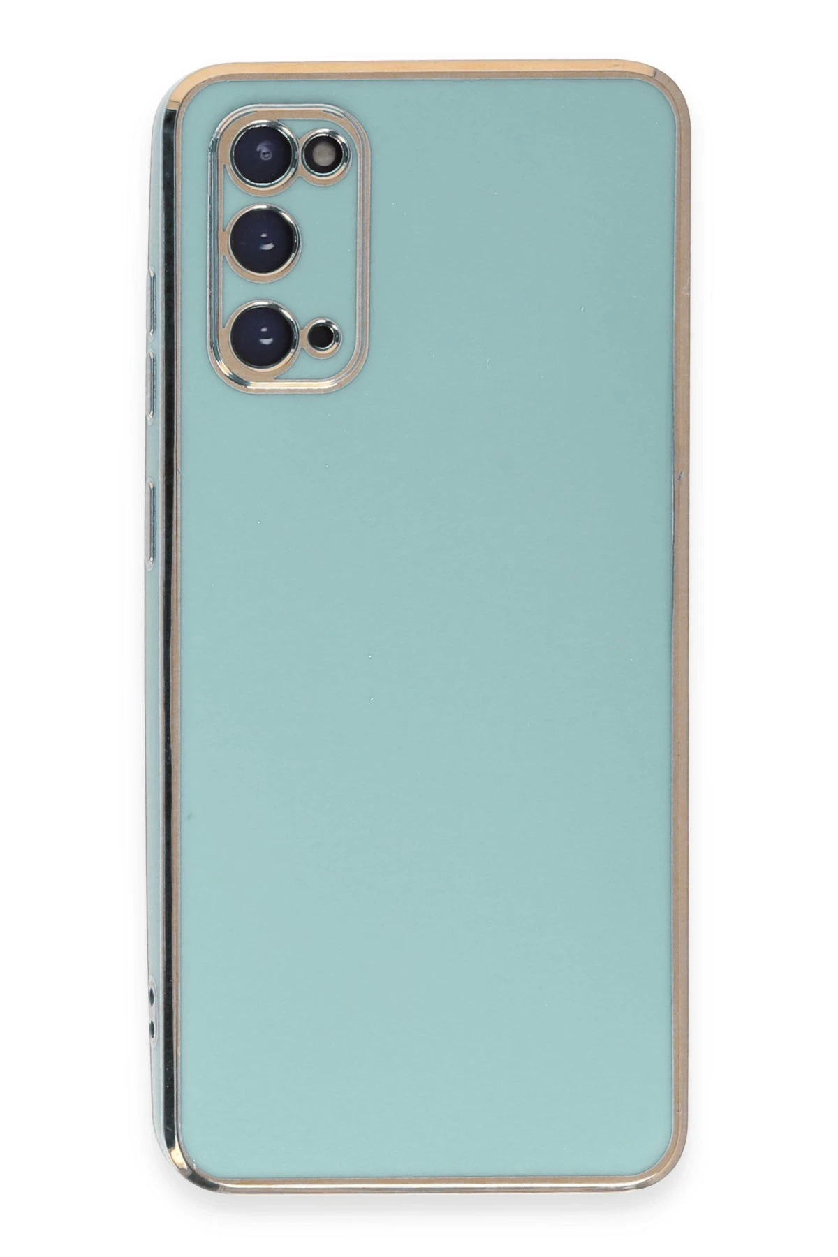 Newface Samsung Galaxy S20 Kılıf Volet Silikon - Açık Yeşil