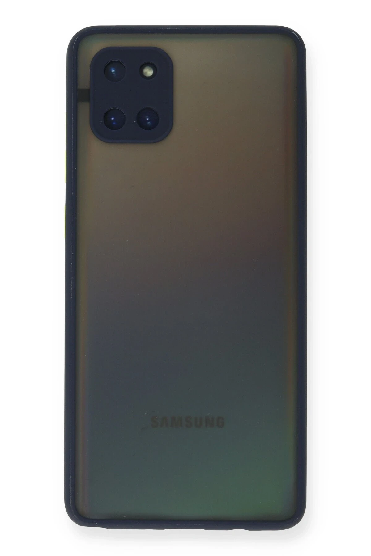 Newface Samsung Galaxy A81 / Note 10 Lite Kılıf Montreal Silikon Kapak - Lacivert