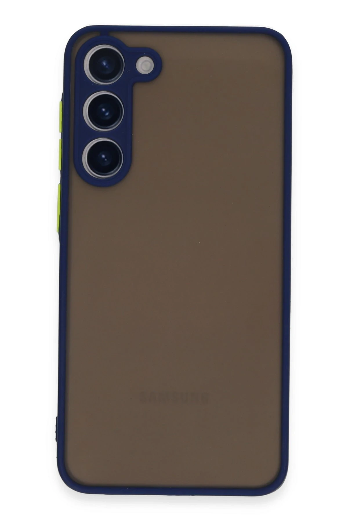Newface Samsung Galaxy S23 Kılıf Montreal Silikon Kapak - Lacivert