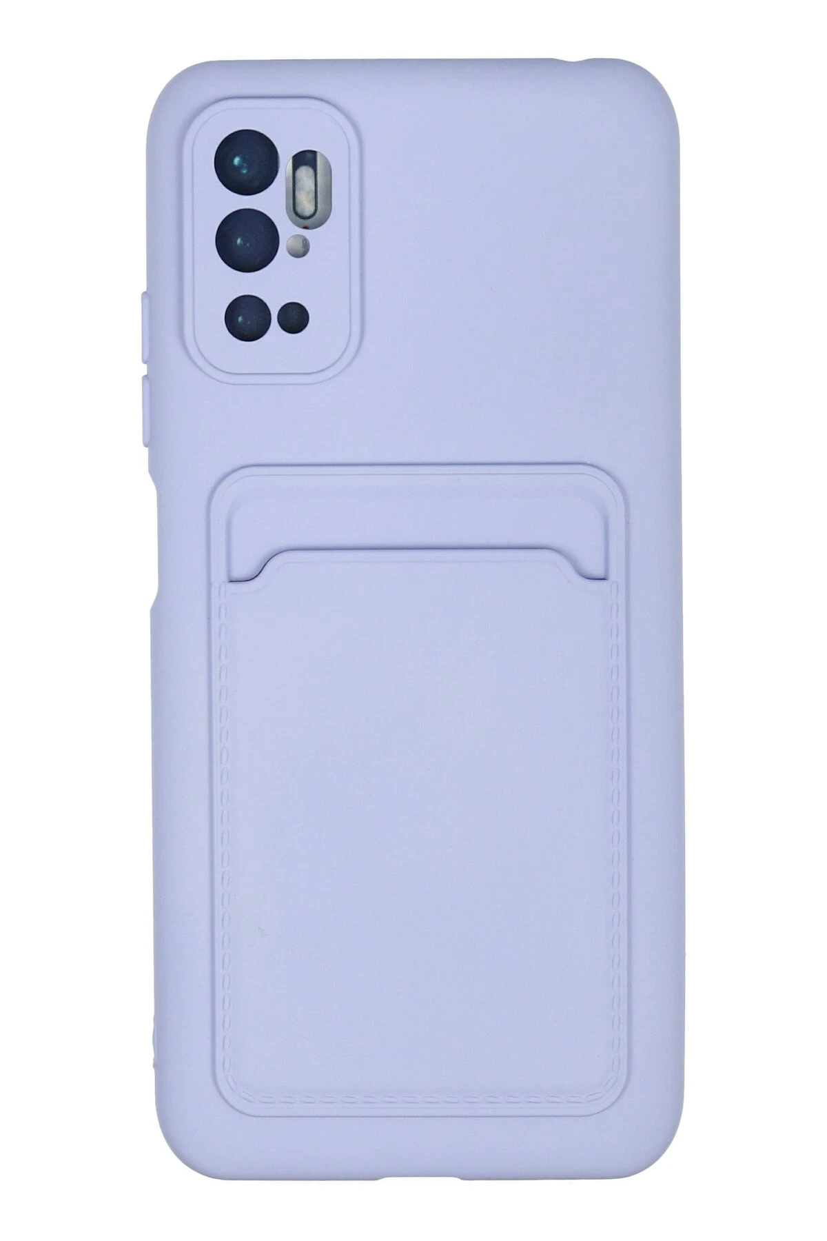 Newface Xiaomi Redmi Note 11 SE Kılıf Kelvin Kartvizitli Silikon - Lila
