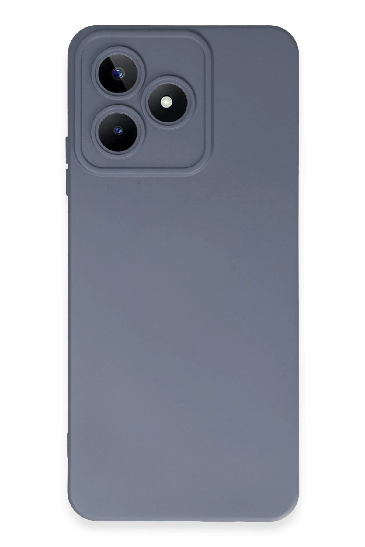 Newface Realme C53 Kılıf Nano içi Kadife Silikon - Gri