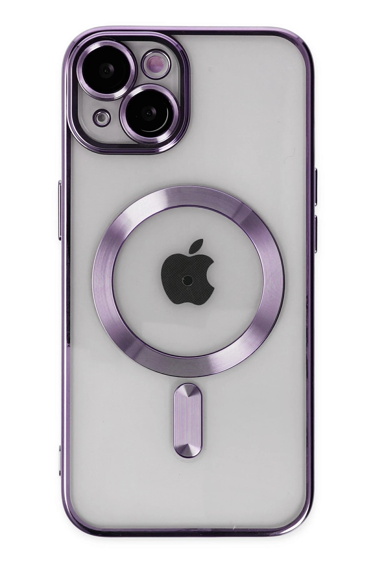Newface iPhone 14 Plus Kılıf Kross Magneticsafe Kapak - Mor