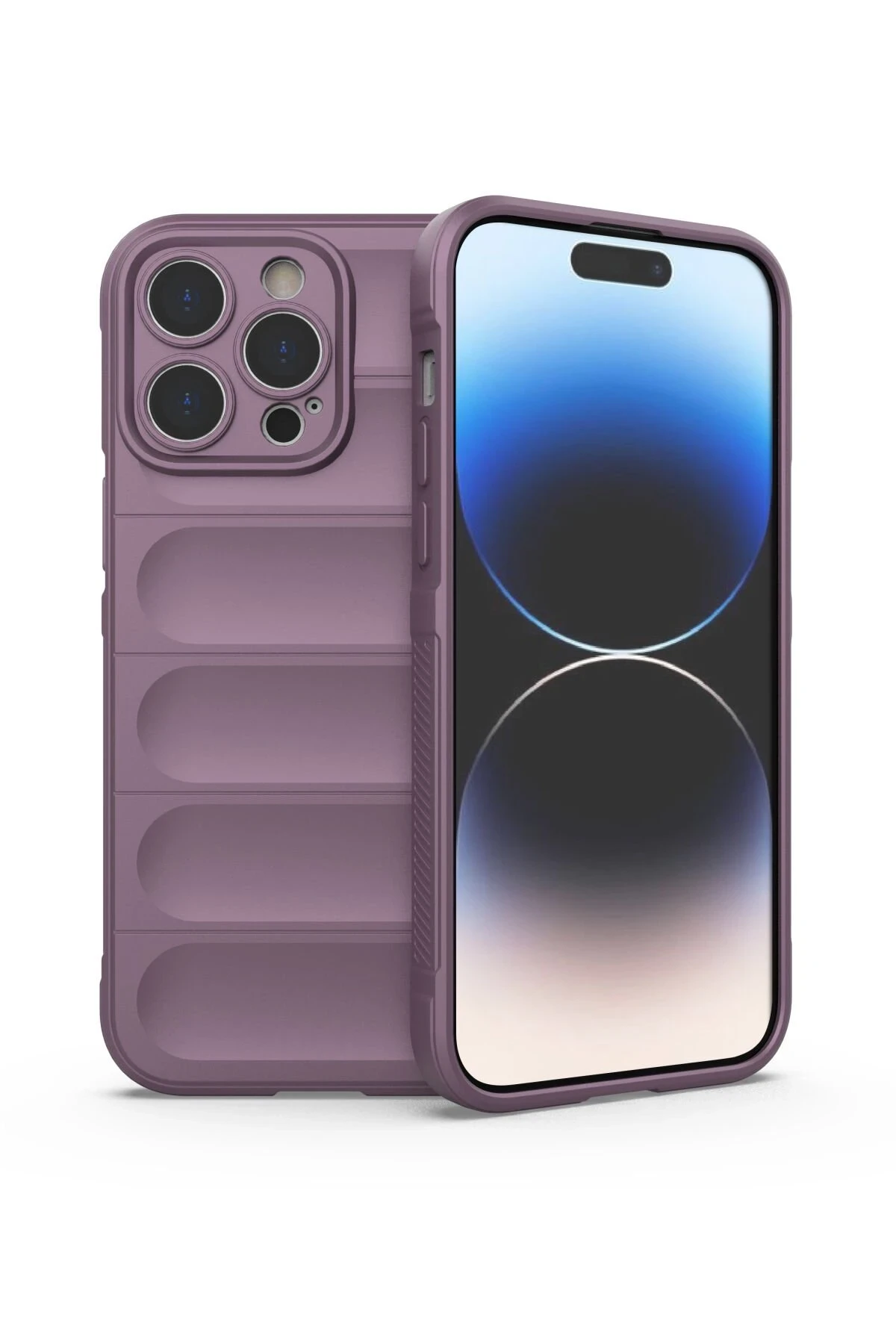 Newface iPhone 13 Pro Kılıf Optimum Silikon - Mor