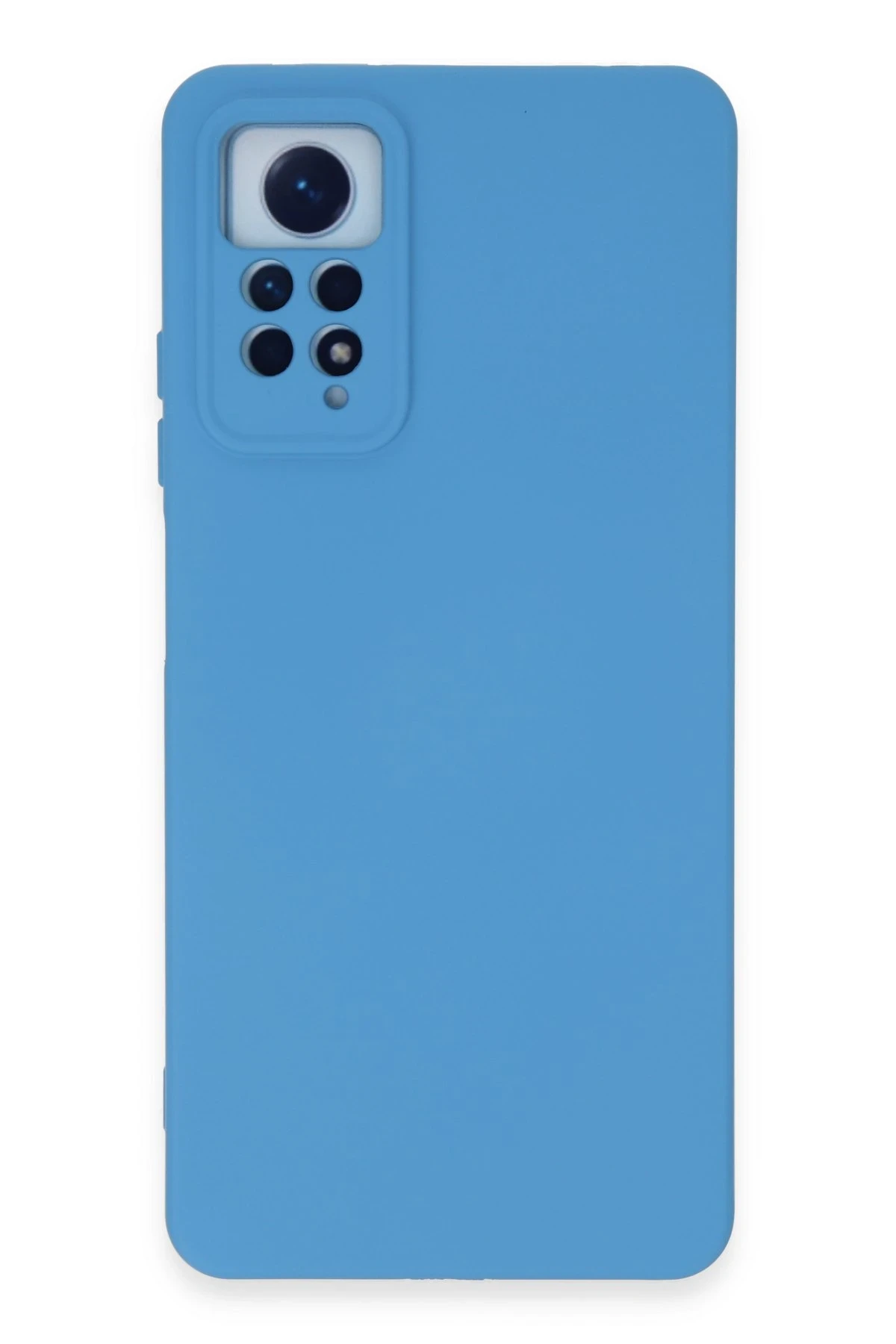 Newface Xiaomi Redmi Note 12 Pro 4G Kılıf Nano içi Kadife Silikon - Mavi