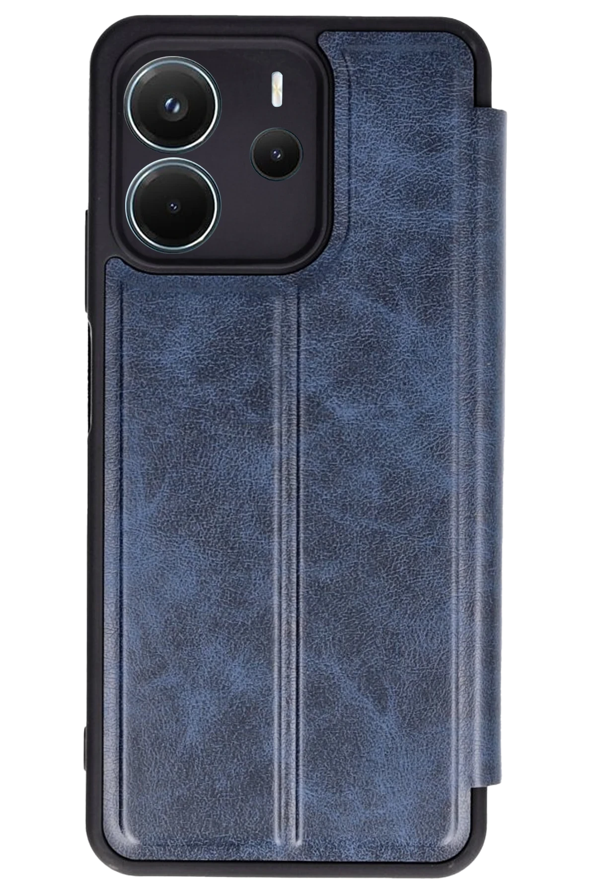 Newface Xiaomi Redmi Note 14 4G Kılıf Flip Cover - Lacivert