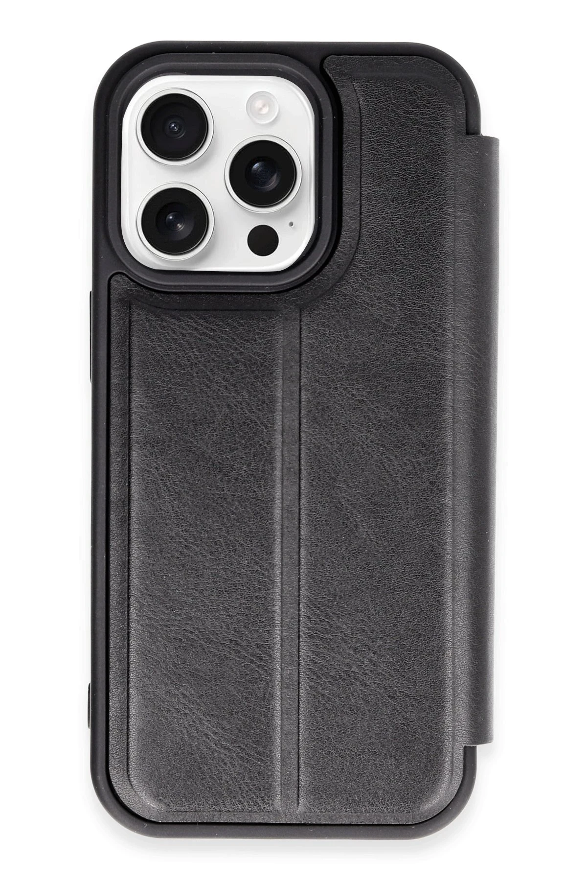 Newface iPhone 14 Pro Kılıf Flip Cover - Siyah