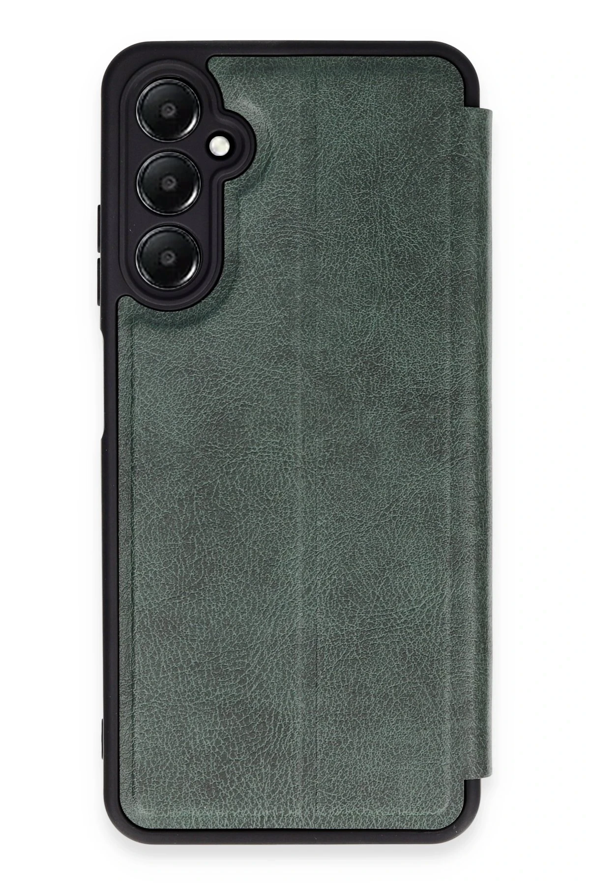 Newface Samsung Galaxy A15 4G Kılıf Flip Cover - Koyu Yeşil