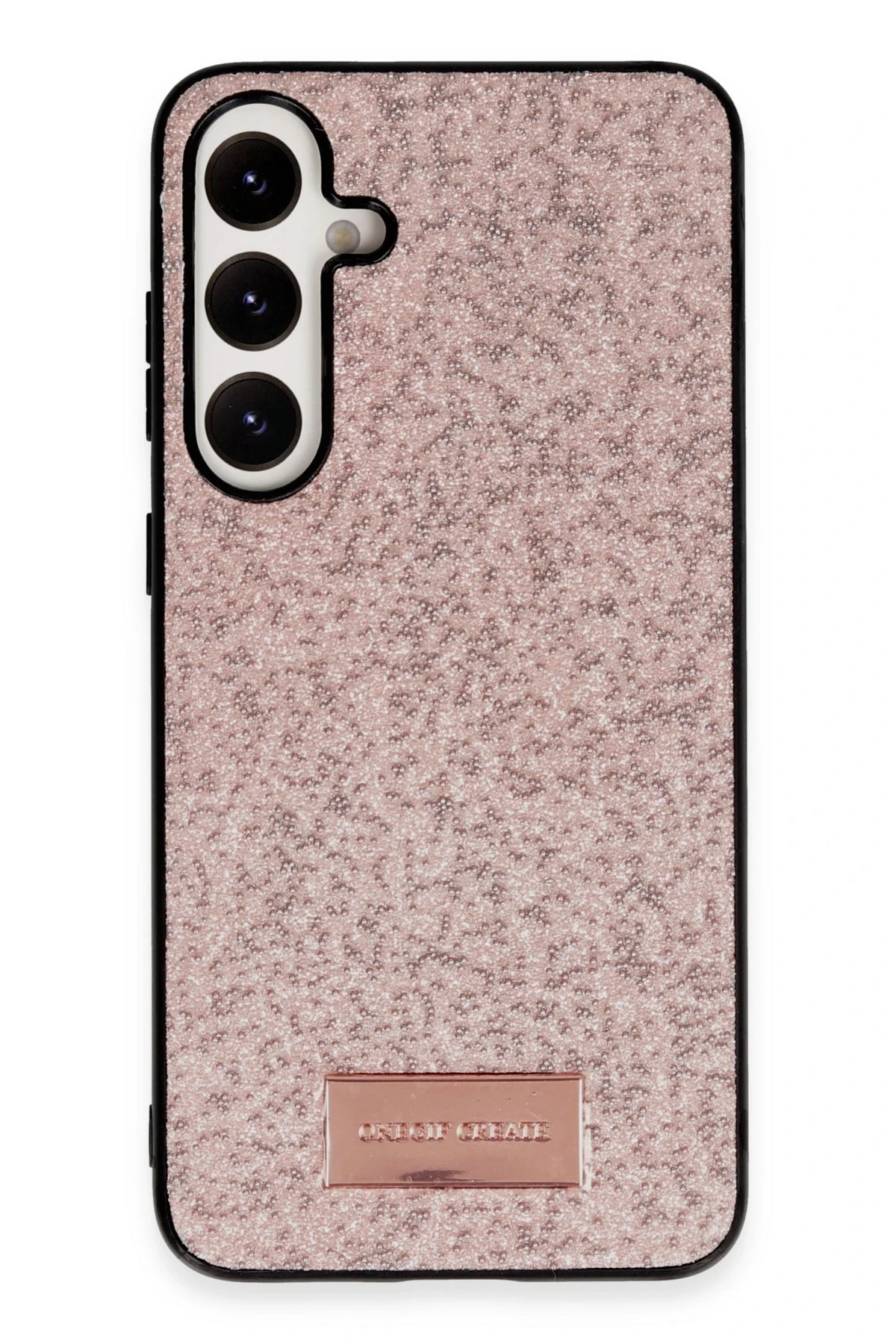 Onegif Samsung Galaxy S24 Plus Bright Simli Kapak - Pembe