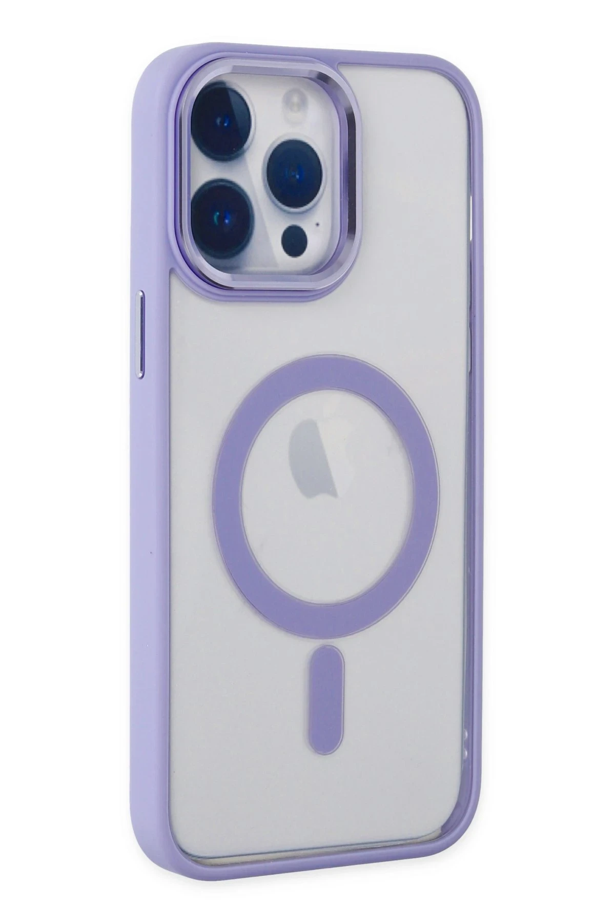 Newface iPhone 14 Pro Max Kılıf Room Magneticsafe Silikon - Lila
