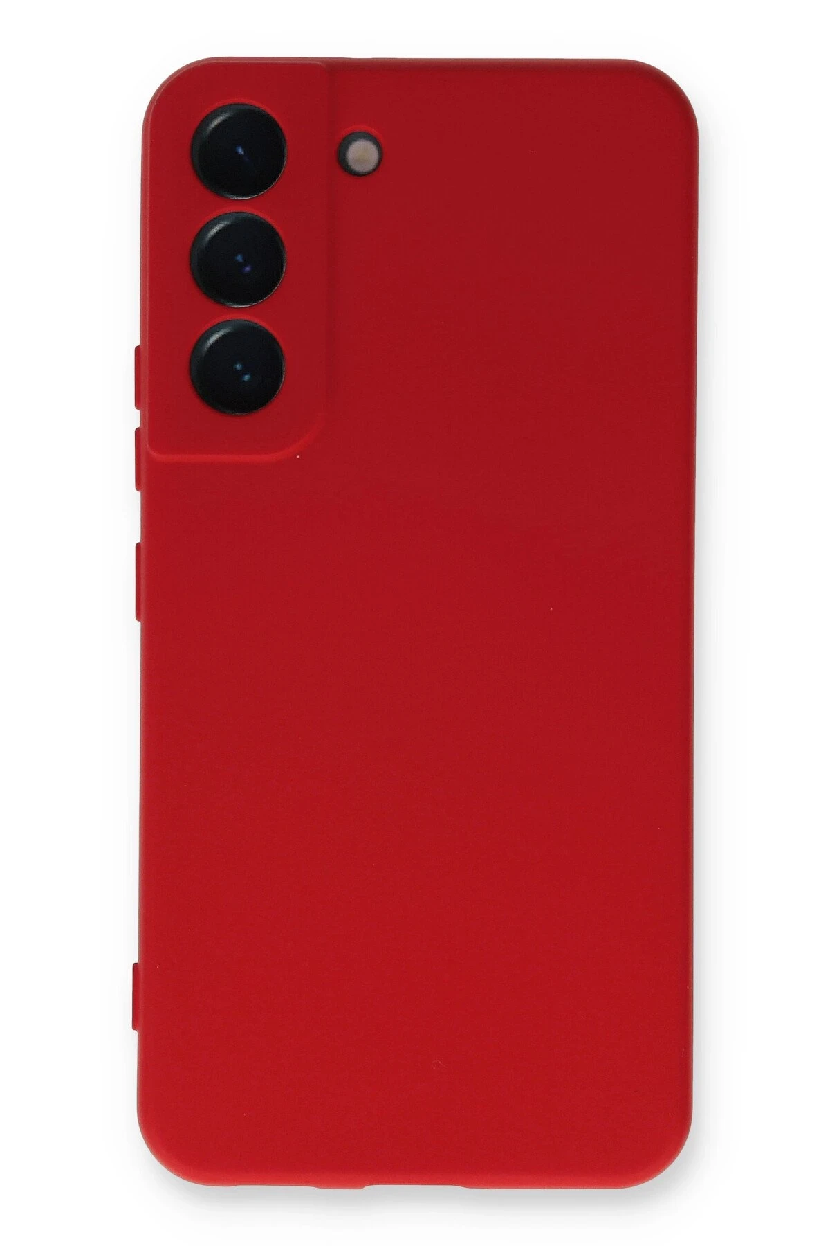 Newface Samsung Galaxy S23 Plus Kılıf Nano içi Kadife Silikon - Kırmızı