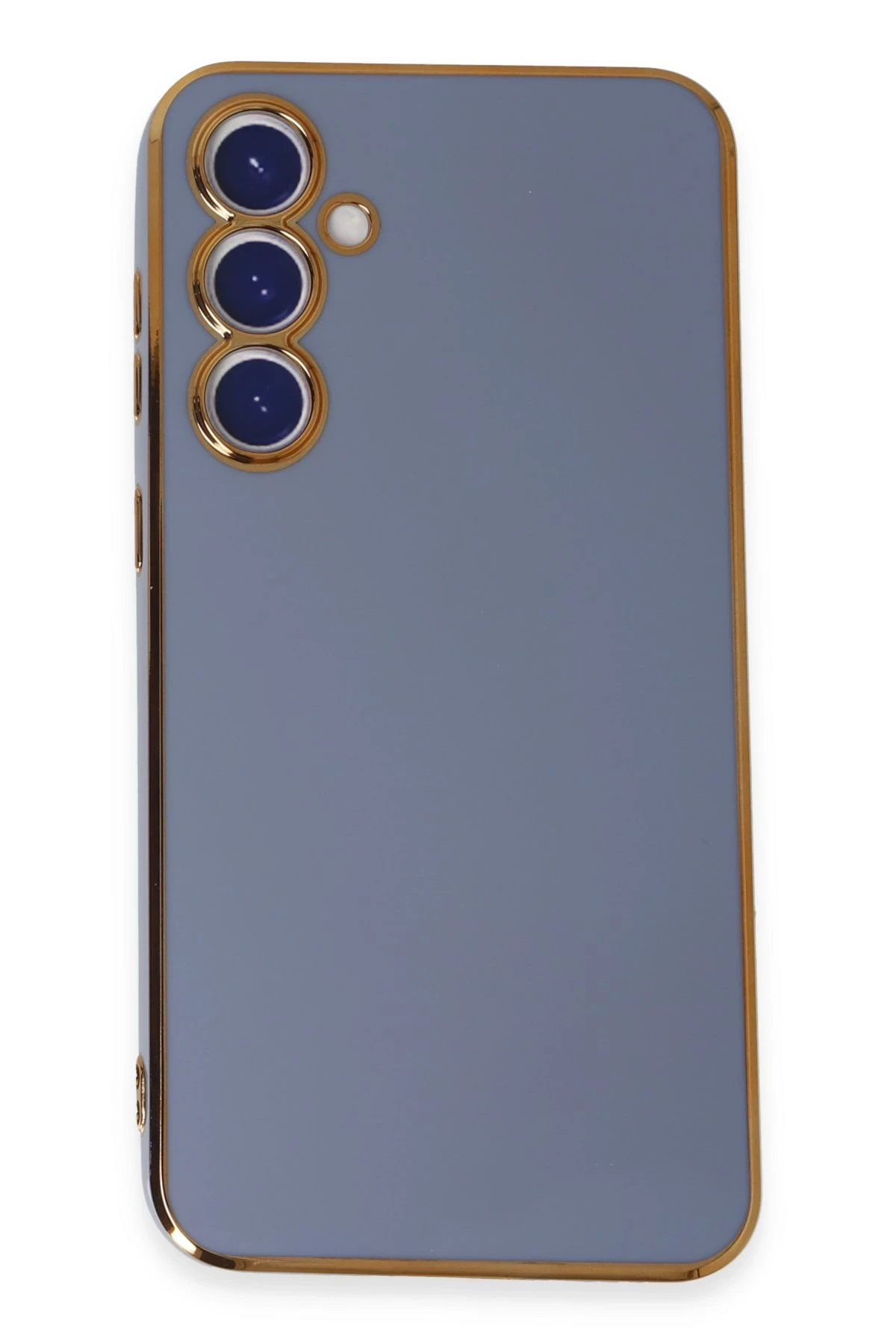 Newface Samsung Galaxy S23 FE Kılıf Volet Silikon - Mavi