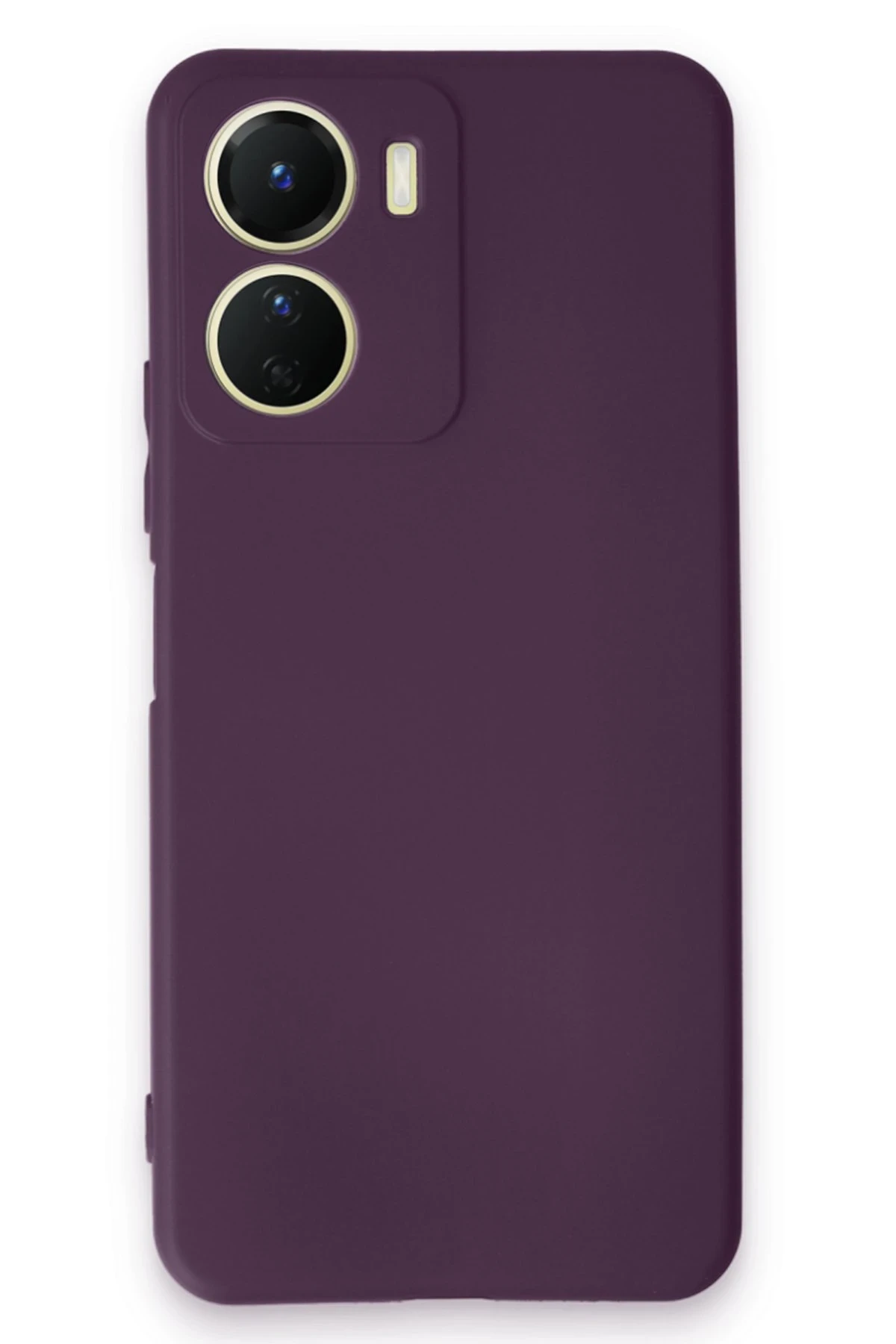 Newface Vivo Y16 Kılıf First Silikon - Mor