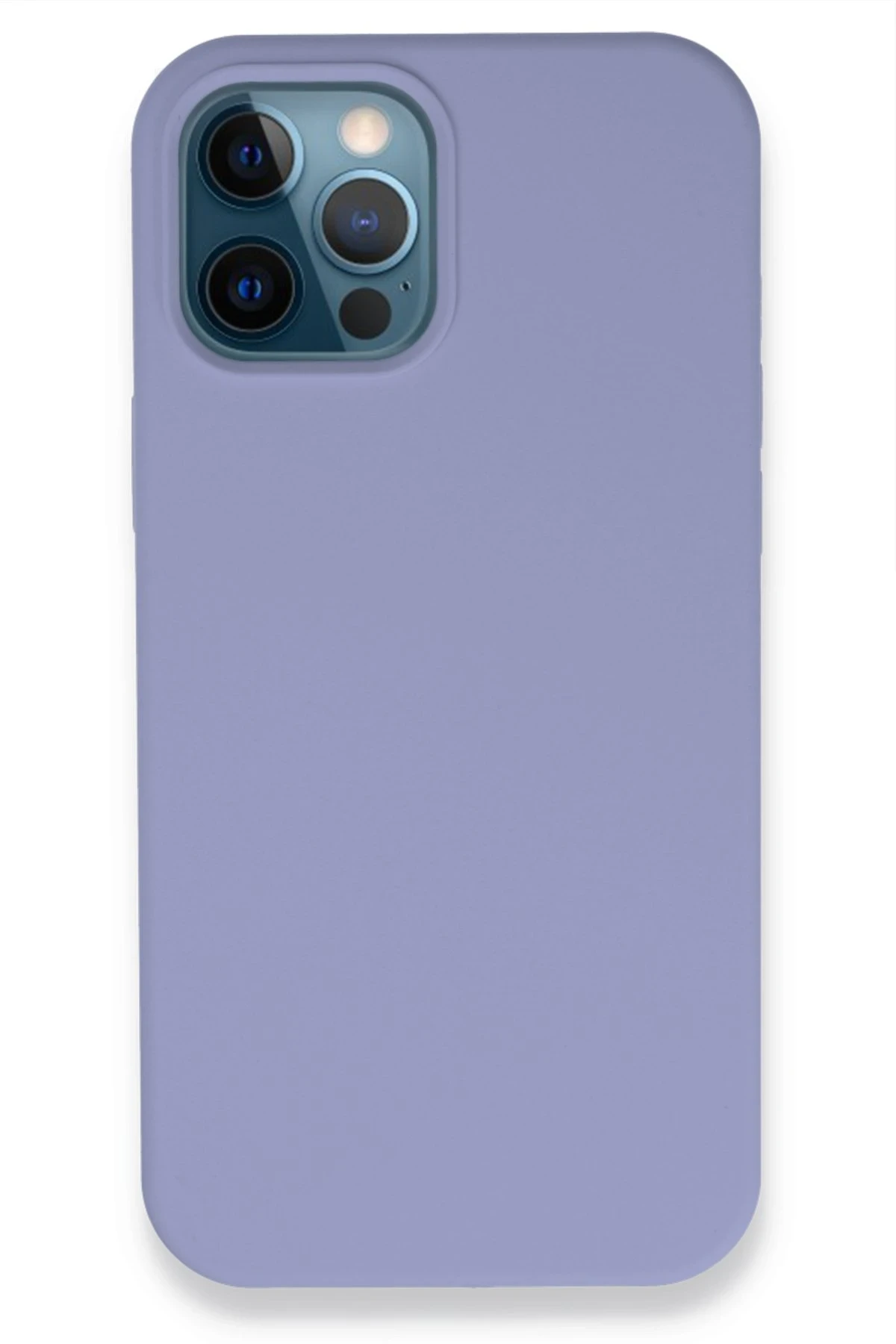 Newface iPhone 12 Pro Kılıf Lansman Legant Silikon - Lila