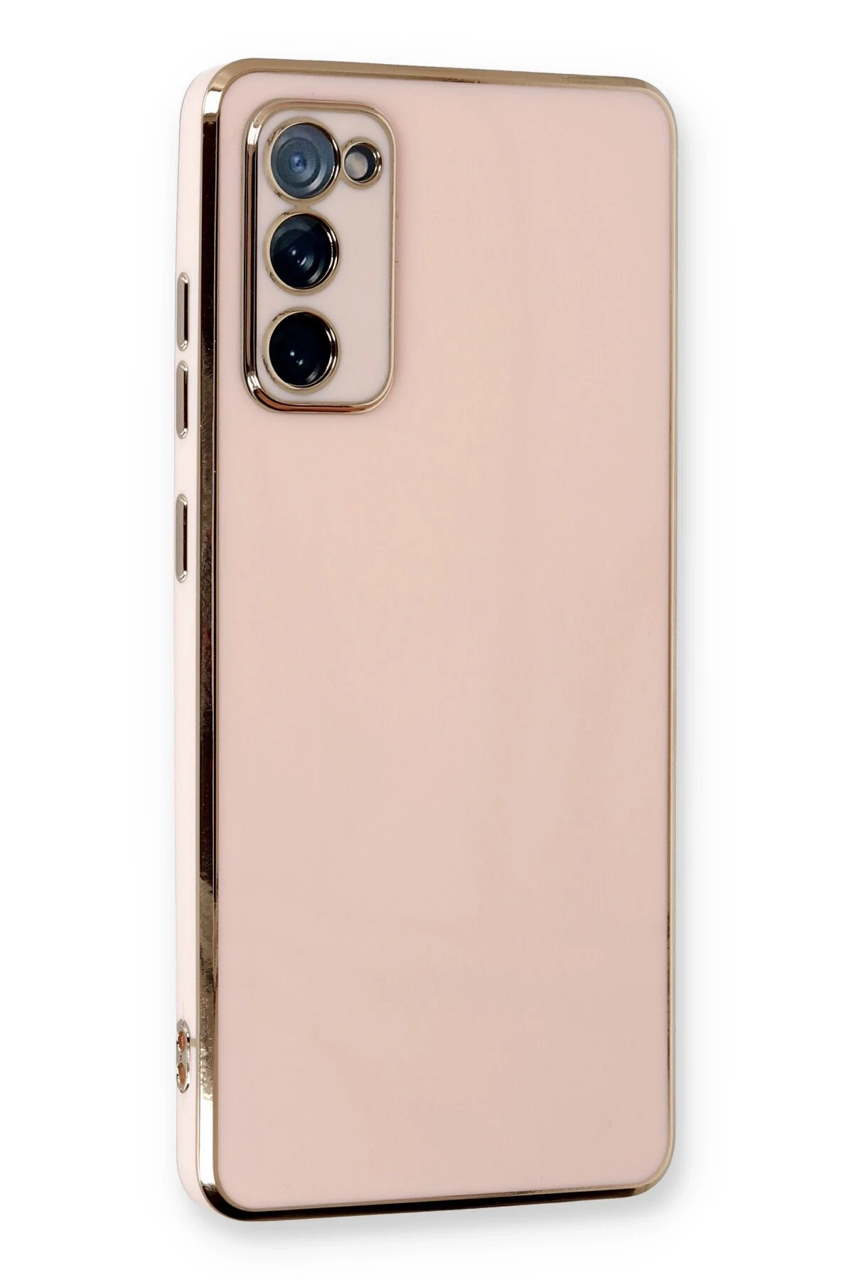 Newface Samsung Galaxy S20 FE Kılıf Volet Silikon - Pembe