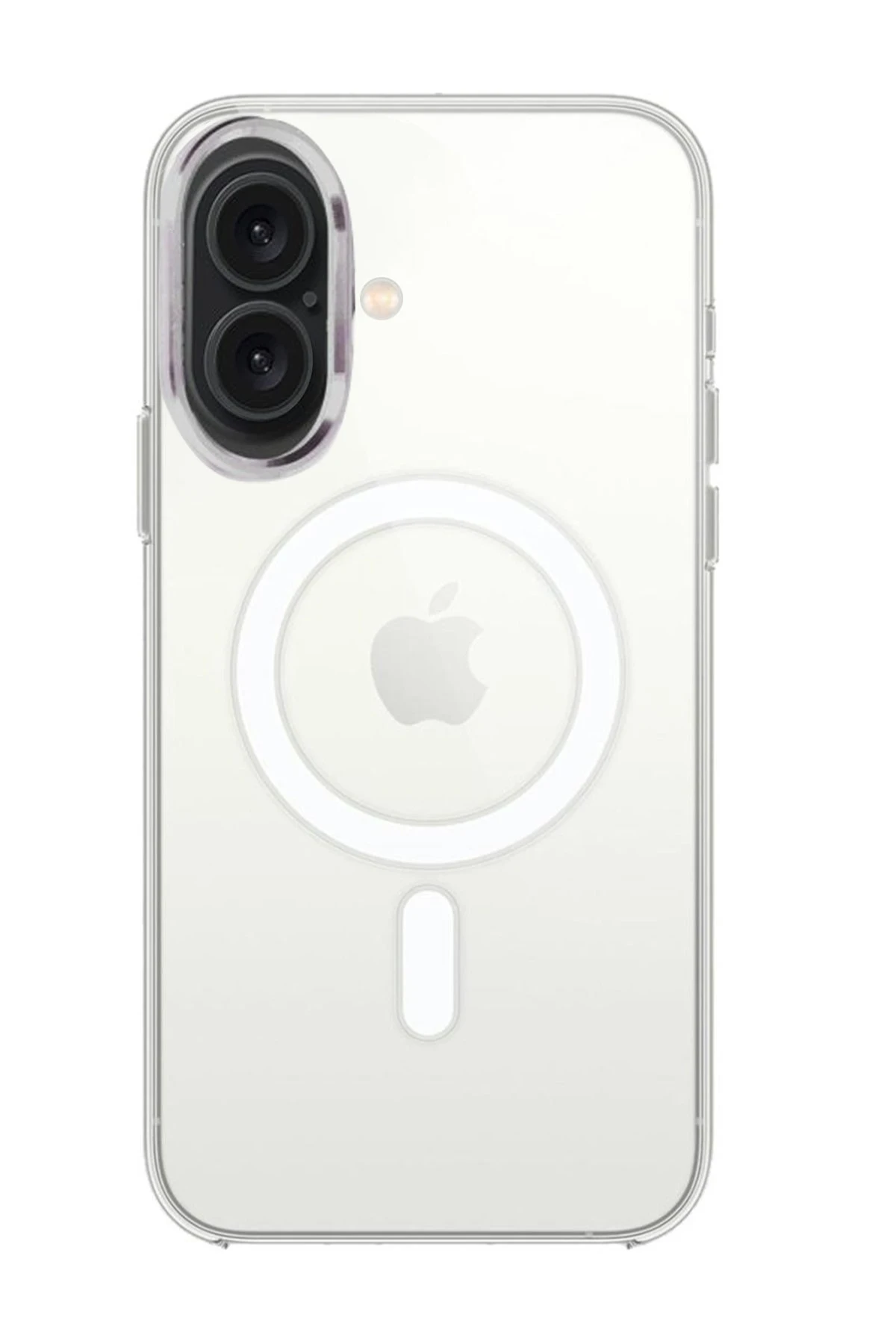 Newface iPhone 16 Kılıf Pc Real Magsafe Kapak - Şeffaf