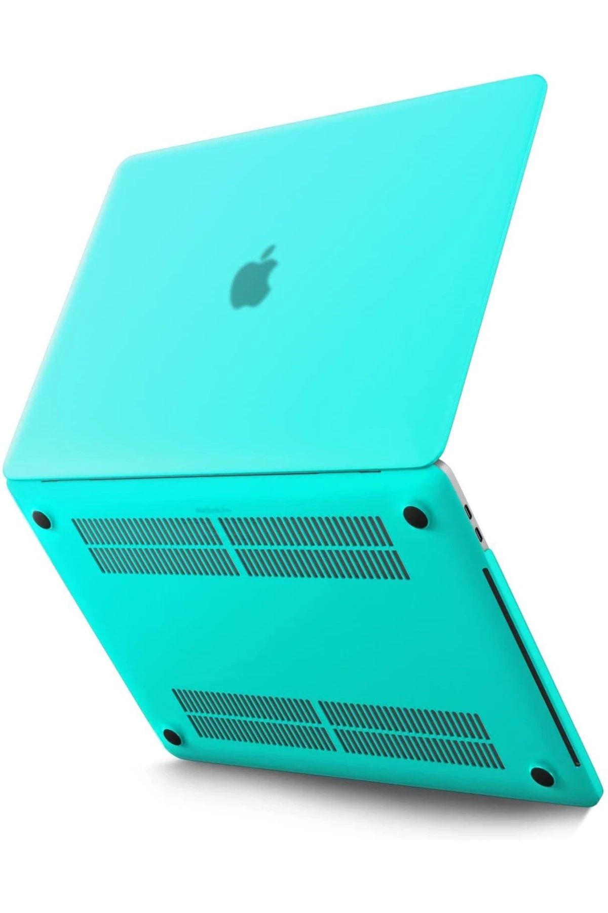 Newface Macbook Pro 13 2021 Macbook Buzlu Kapak - Yeşil