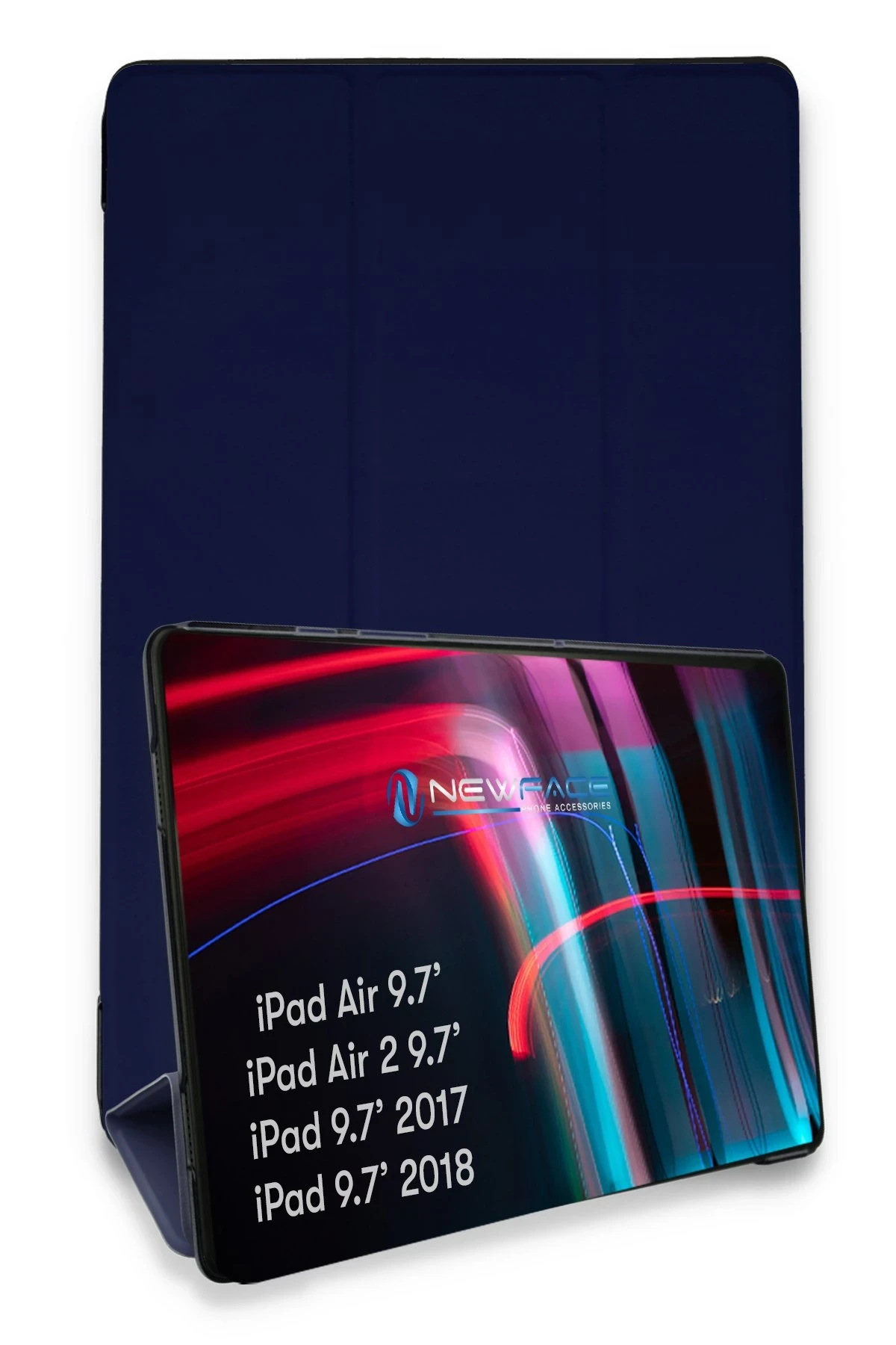 Newface iPad 5 Air 9.7 Kılıf Tablet Smart Kılıf - Lacivert