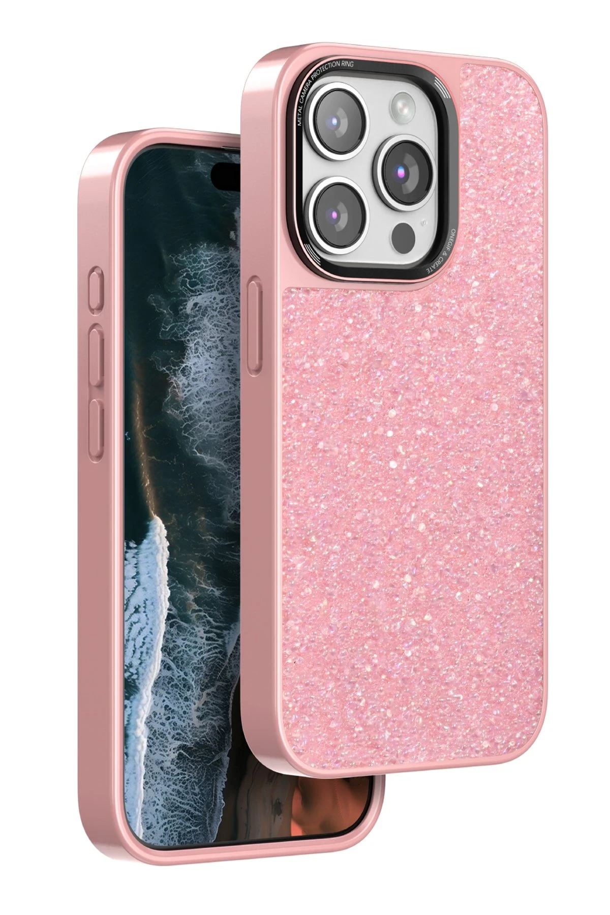 Onegif iPhone 15 Pro Gem Kapak - Pembe