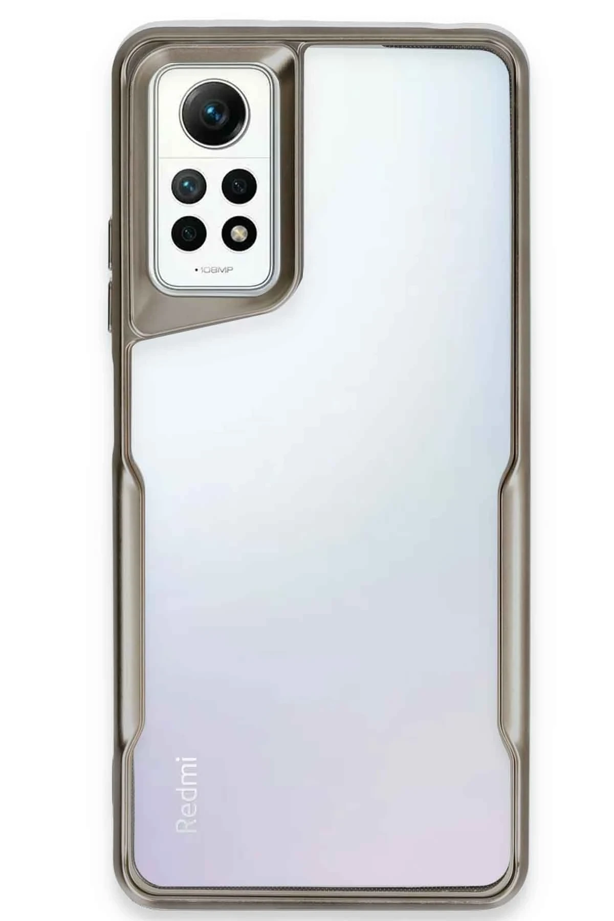 Newface Xiaomi Redmi Note 12 Pro 4G Kılıf Boyi Silikon Kapak - Titan Gri