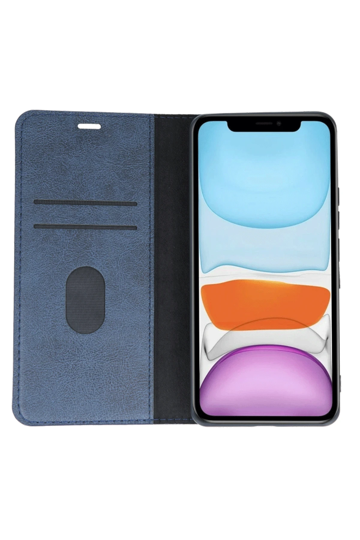 Newface iPhone 11 Kılıf Trend S Plus Kapaklı Kılıf - Siyah