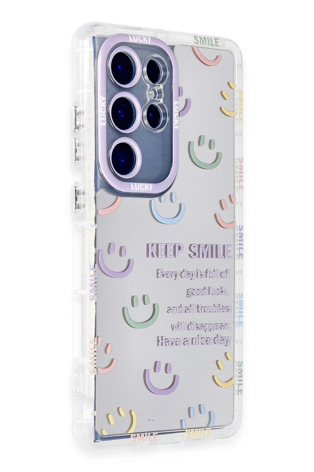 Newface Samsung Galaxy S24 Ultra Kılıf Reflexion Desenli Kapak - Desen 2