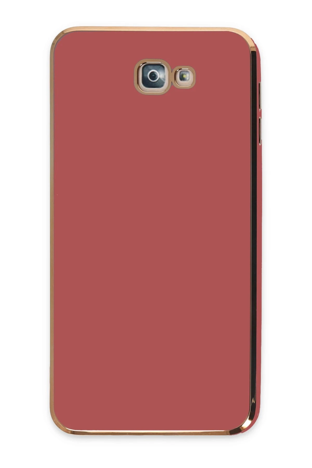 Newface Samsung Galaxy J7 Prime Kılıf Volet Silikon - Kırmızı