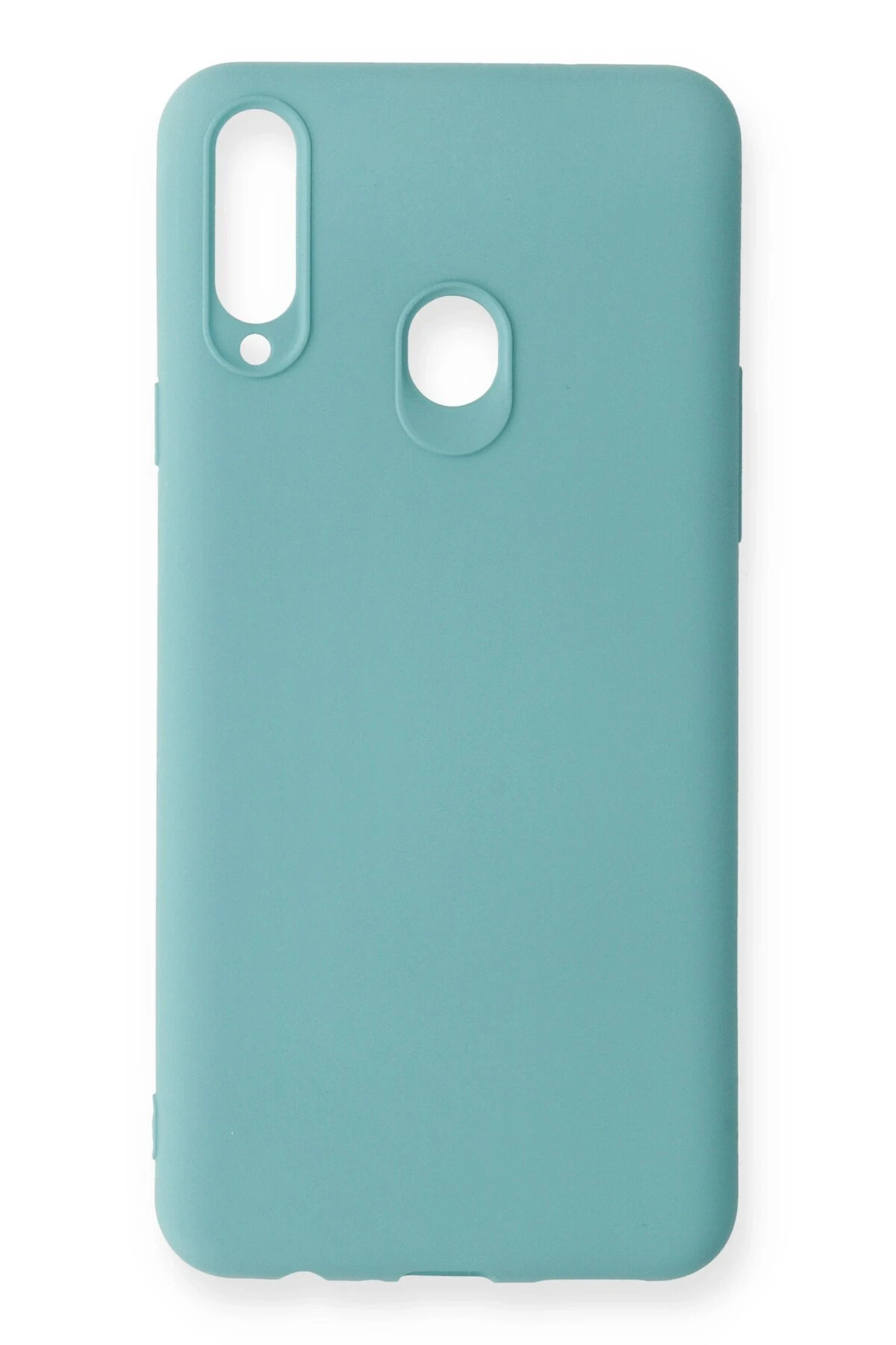 Newface Samsung Galaxy A20S Kılıf First Silikon - Su Yeşili