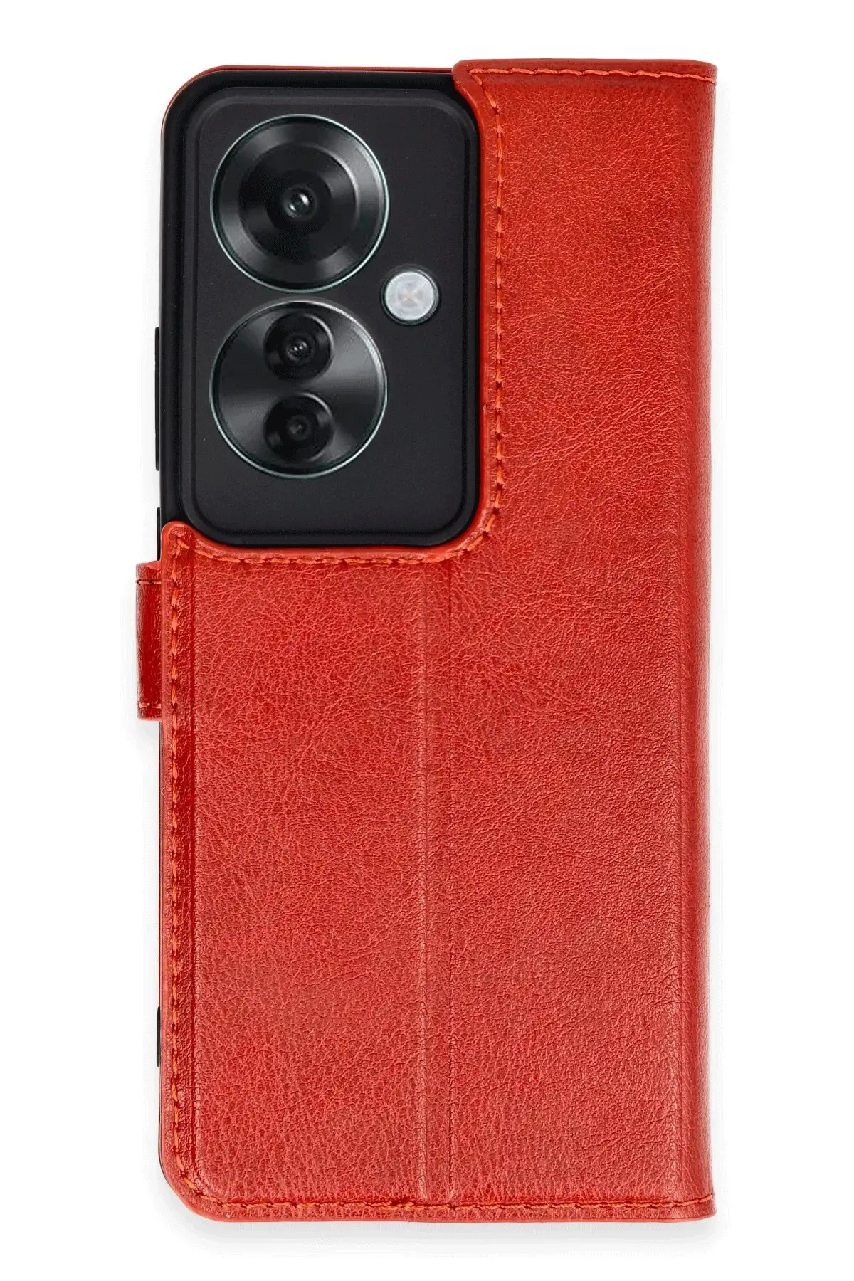 Newface Oppo Reno 11F Kılıf Trend S Plus Kapaklı Kılıf - Kırmızı
