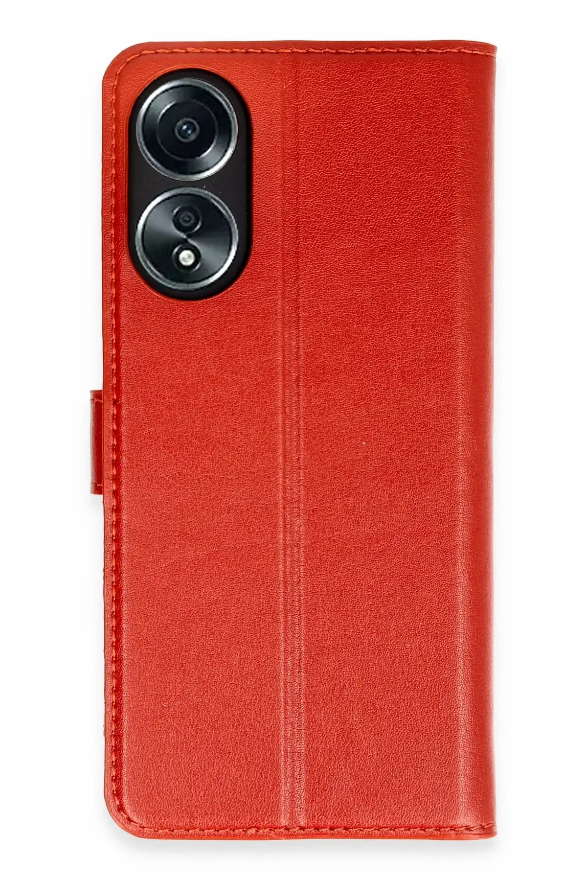 Newface Oppo A58 Kılıf Trend S Plus Kapaklı Kılıf - Kırmızı