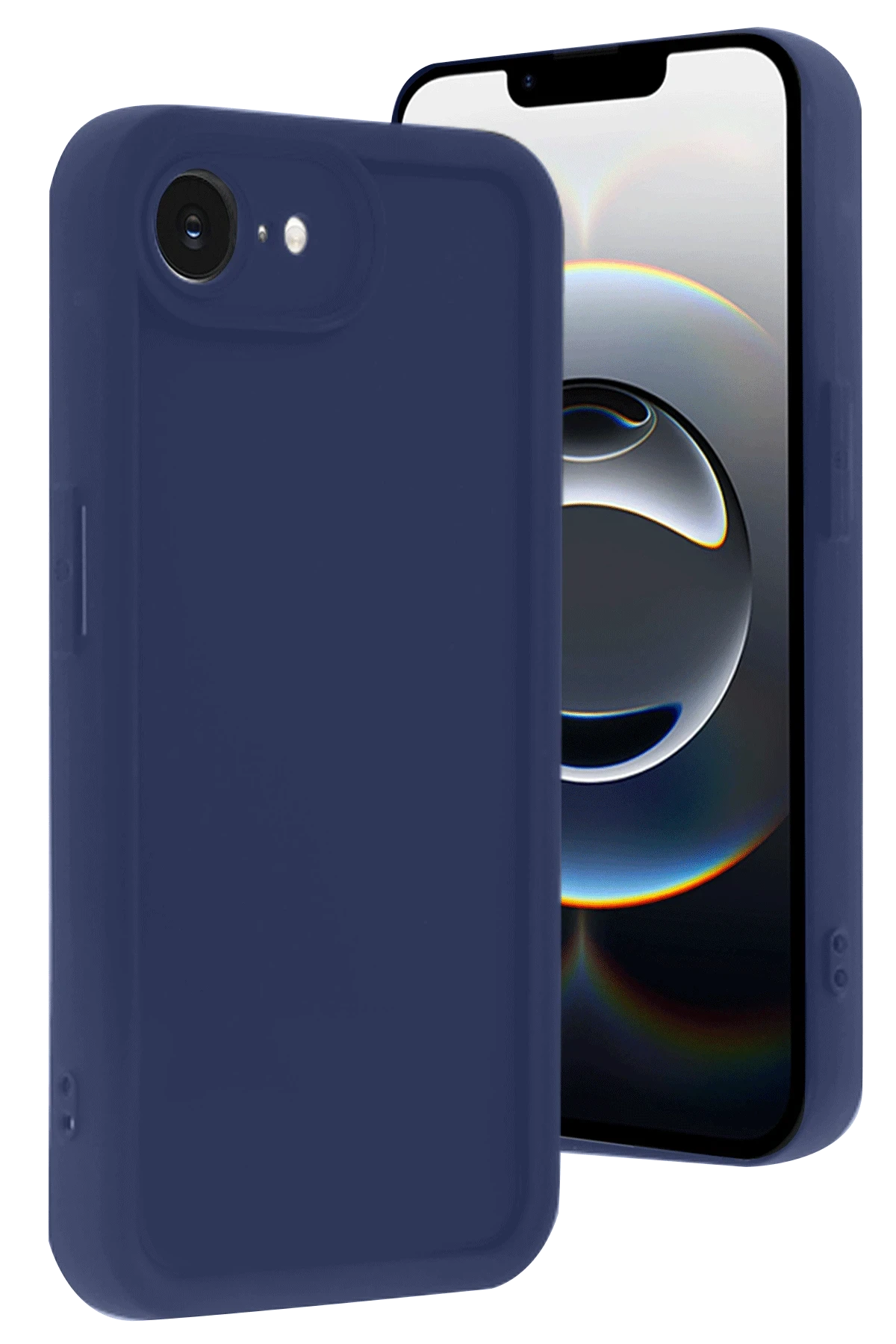 Newface iPhone 16E Kılıf Viera Silikon - Lacivert