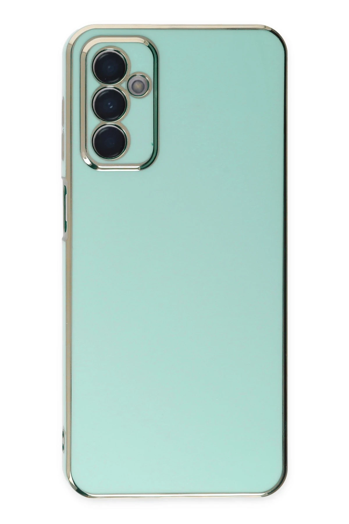 Newface Samsung Galaxy M23 Kılıf Volet Silikon - Açık Yeşil