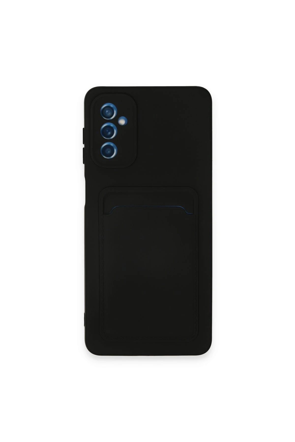 Newface Samsung Galaxy A14 4G Kılıf Kelvin Kartvizitli Silikon - Siyah