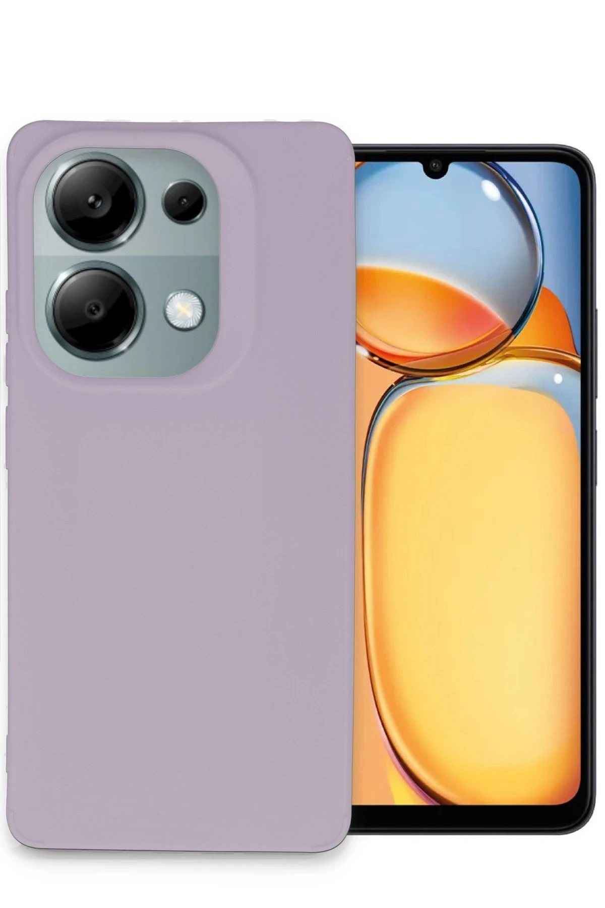 Newface Xiaomi Redmi Note 13 Pro 4G Kılıf Petro Silikon - Lila