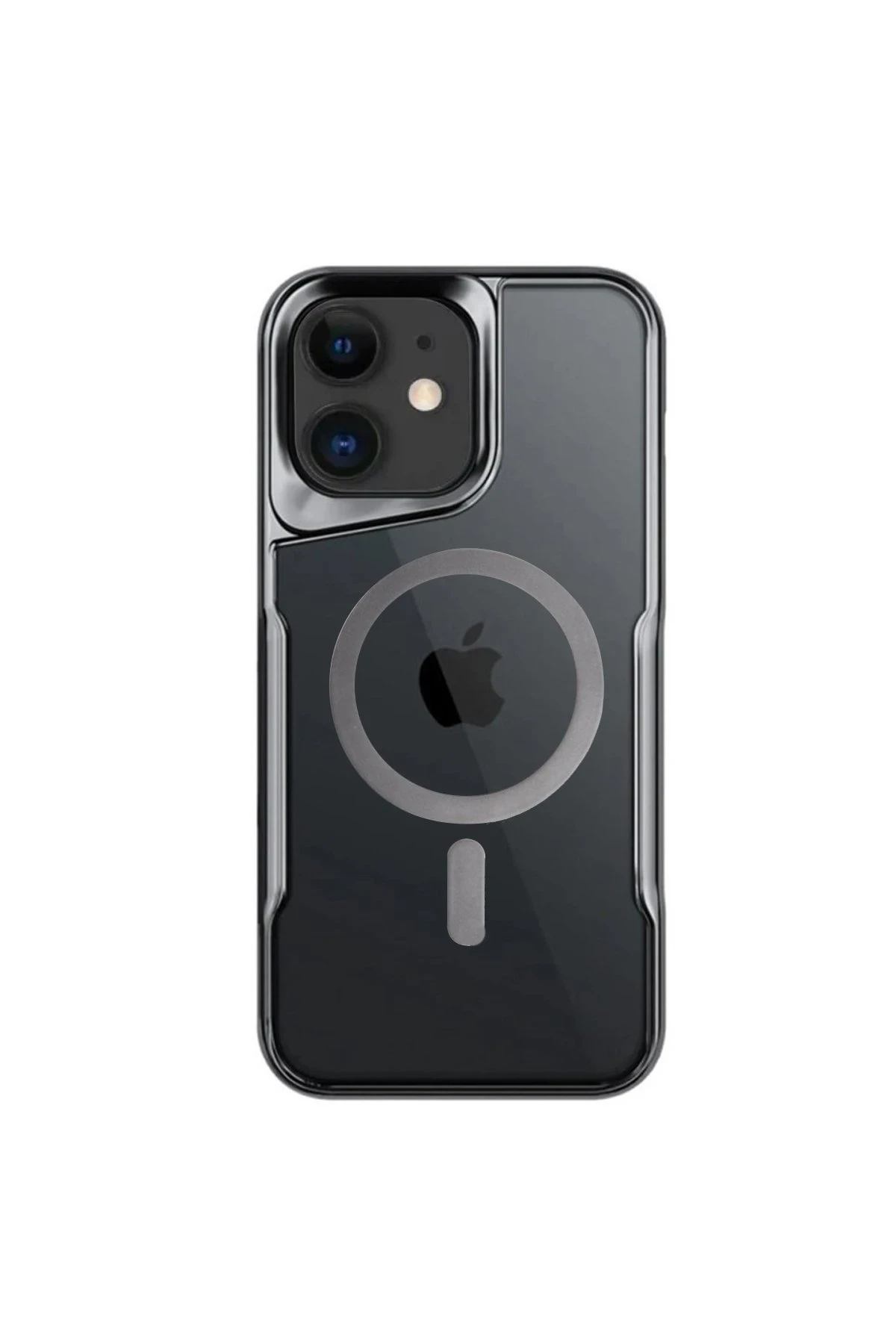 Newface iPhone 11 Kılıf Boyi Magsafe Silikon Kapak - Titan Gri
