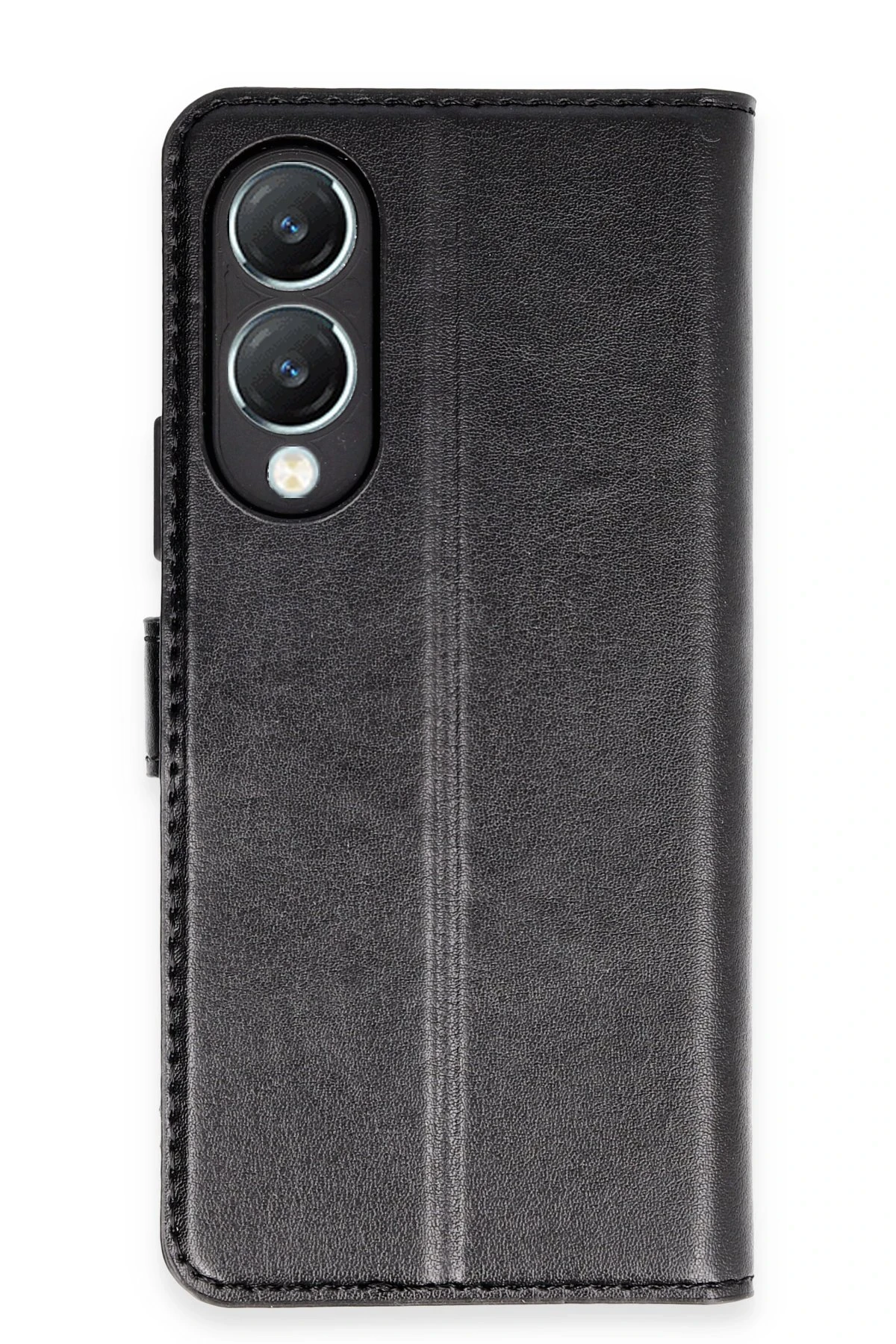Newface Vivo Y17S Kılıf Trend S Plus Kapaklı Kılıf - Siyah
