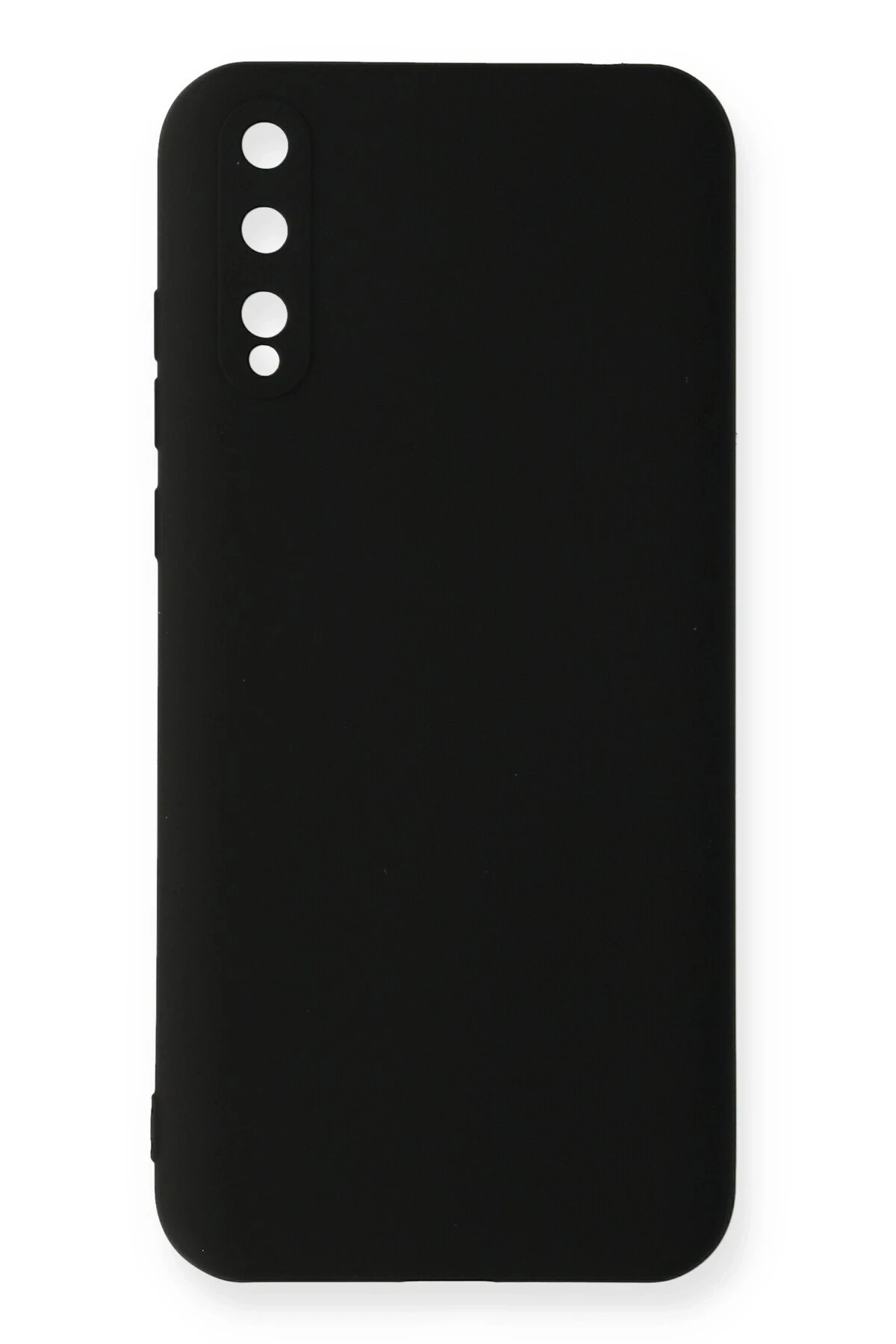Newface Huawei P Smart S Kılıf Nano içi Kadife Silikon - Siyah