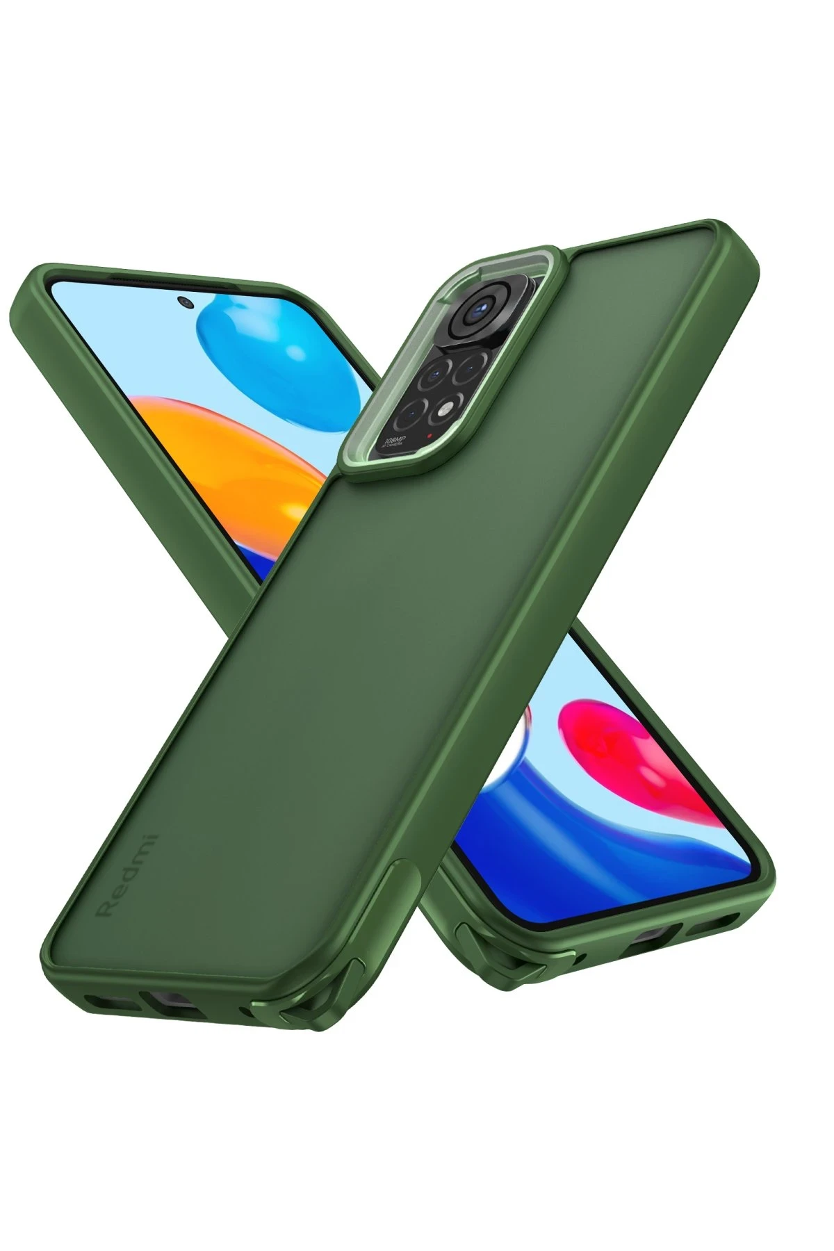 Newface Xiaomi Redmi Note 11 Pro Kılıf Elegant Kapak - Yeşil