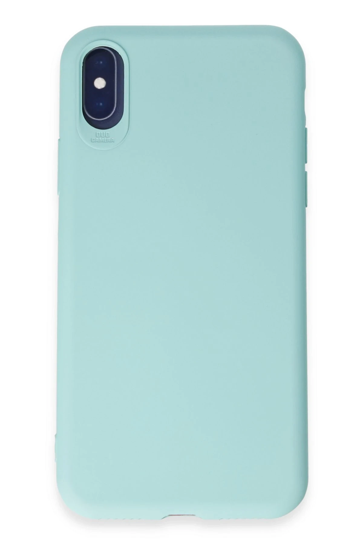 Newface iPhone X Kılıf First Silikon - Turkuaz