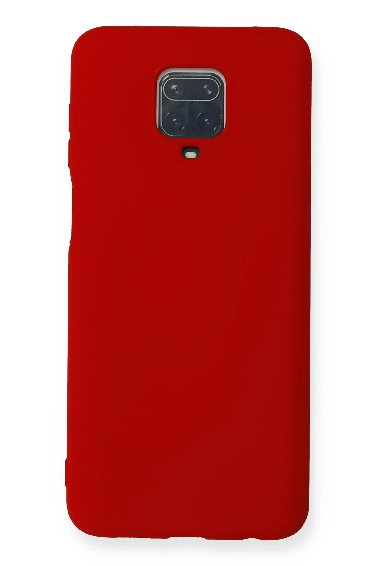 Newface Xiaomi Redmi Note 9 Pro Kılıf Nano içi Kadife Silikon - Kırmızı